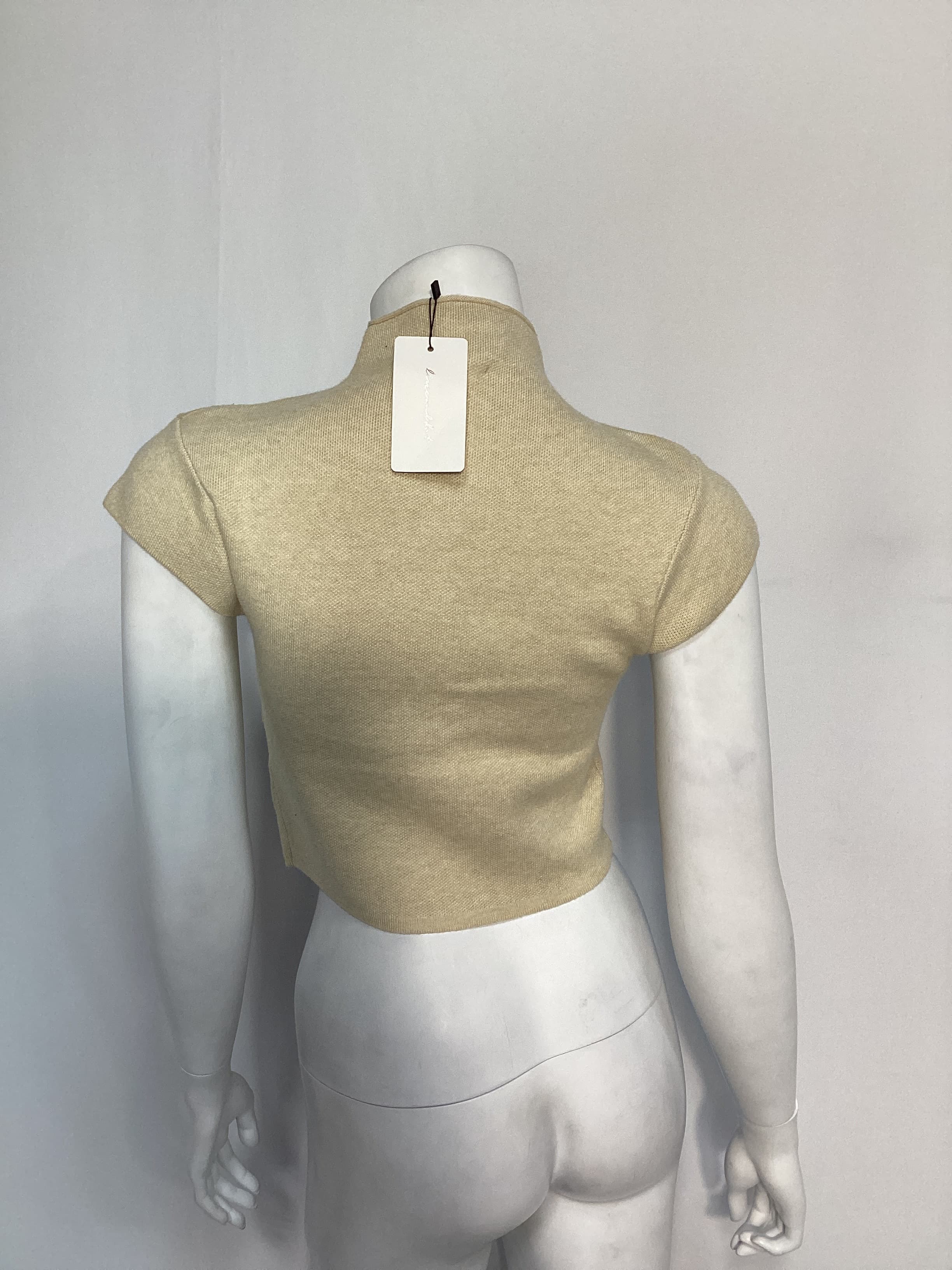 Rumi Short Sleeve Sweater In Bone - Image 4