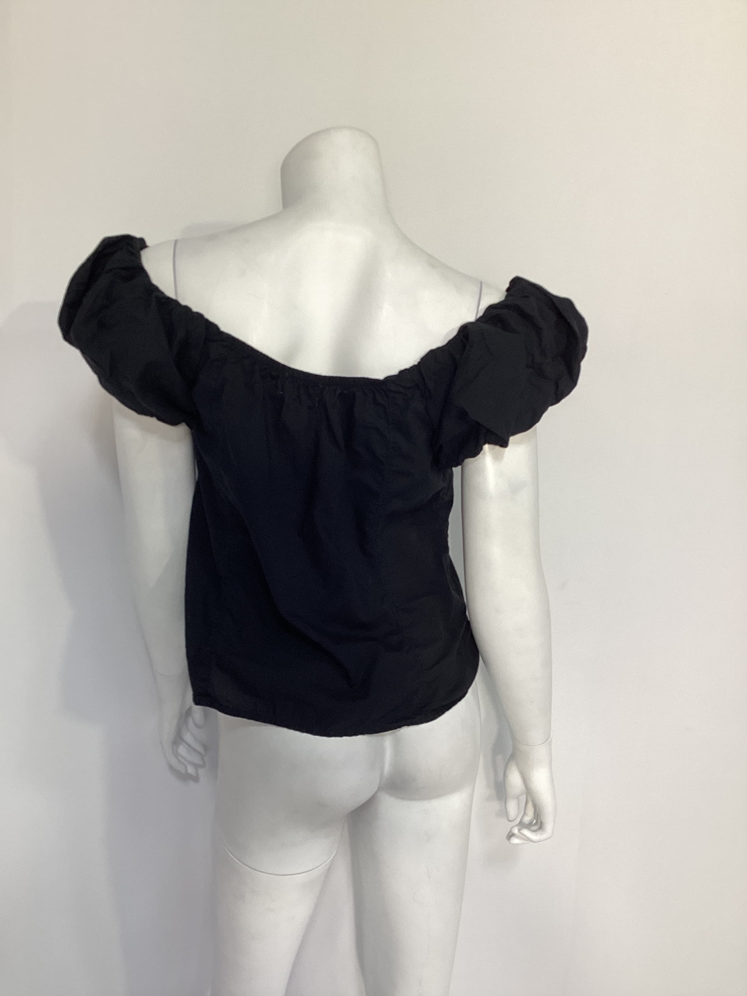 Angel Bubble Sleeve Cami In Jet Black - Image 2