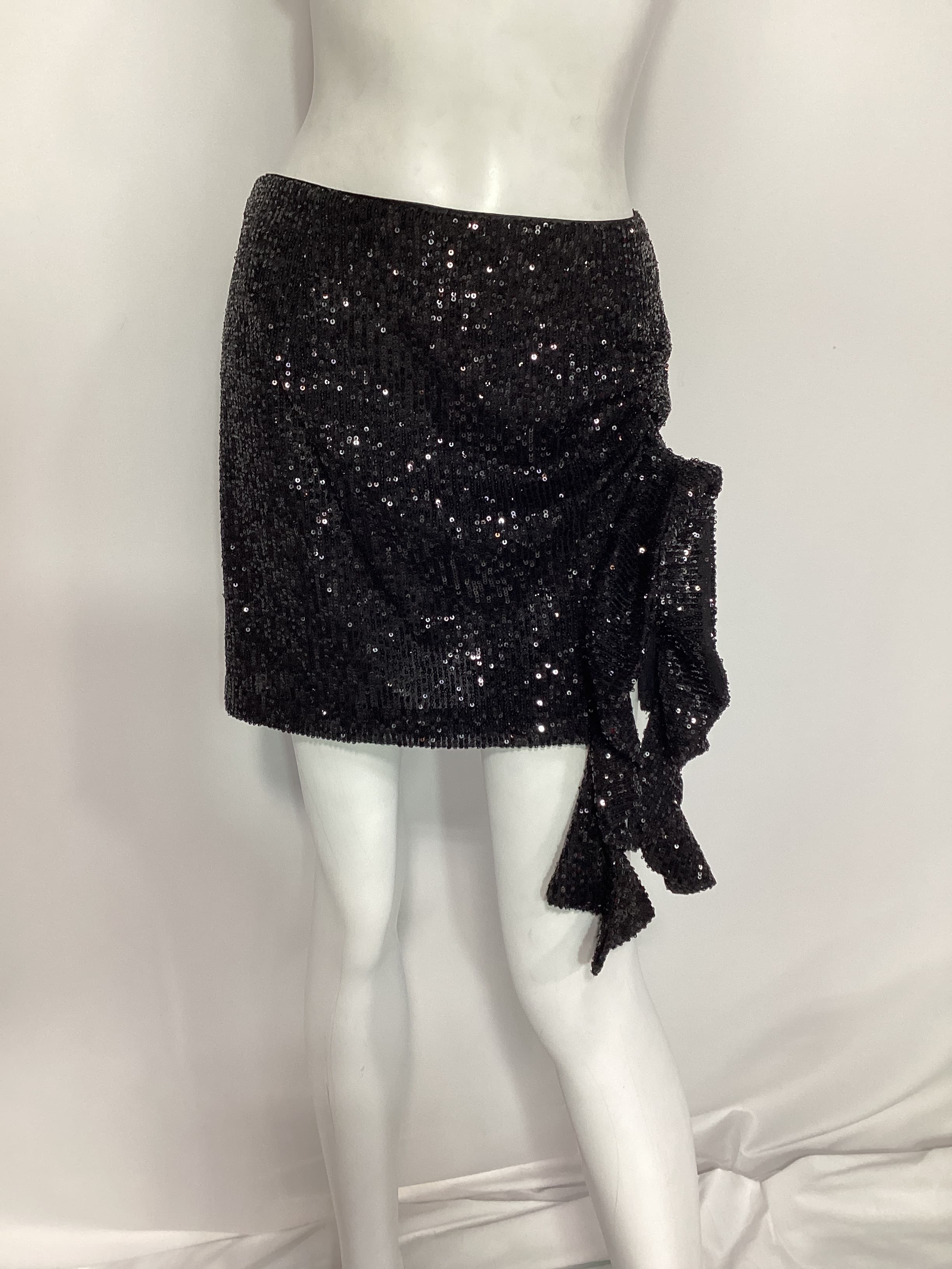 Celeste Mini Skirt In Black - Image 3