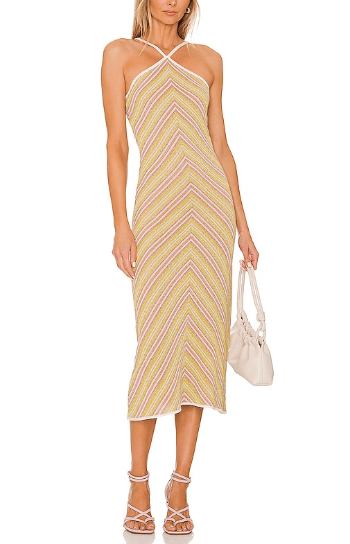 Dali Dress In Pink Combo - Image 1