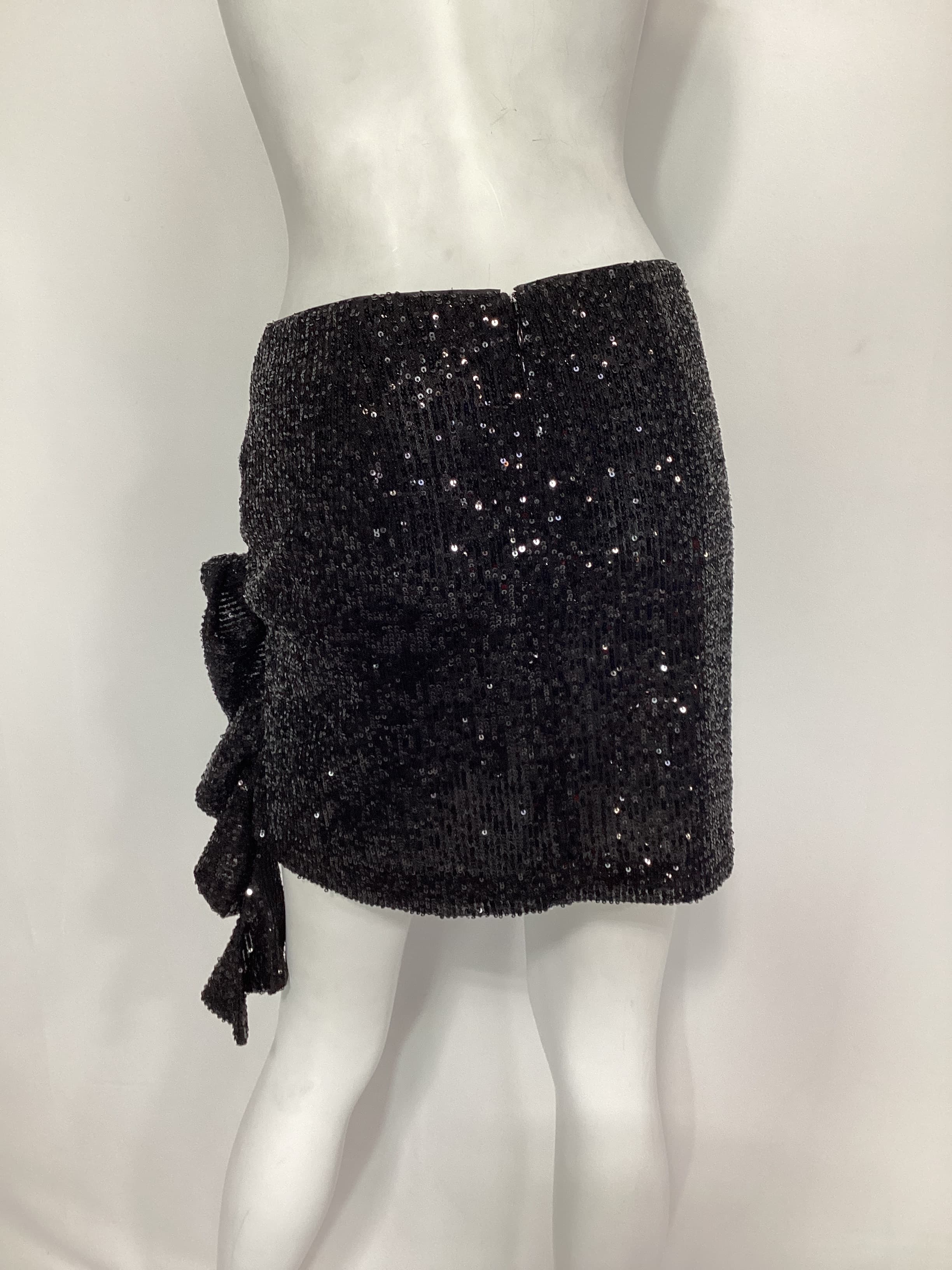 Celeste Mini Skirt In Black - Image 4