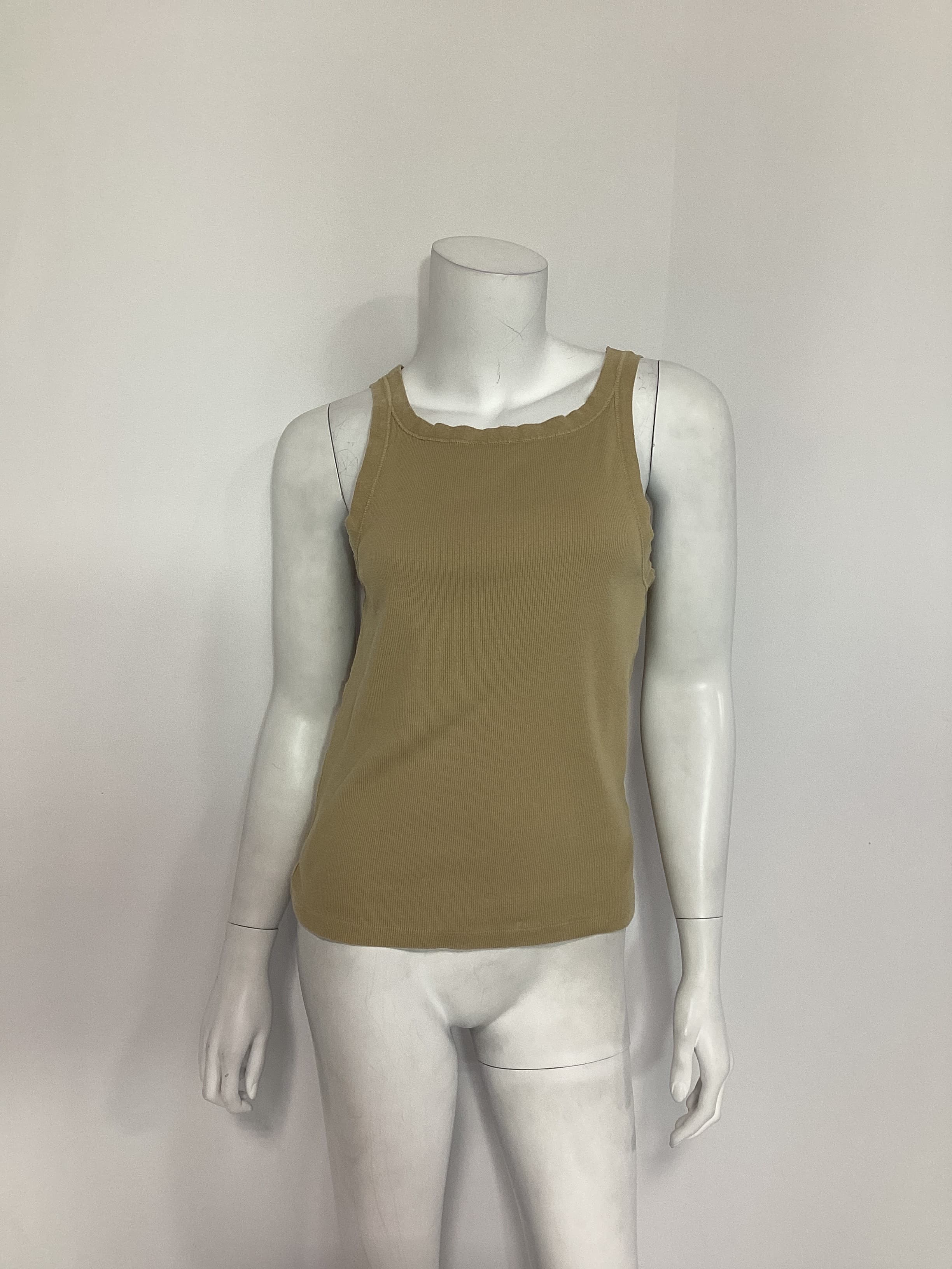 Jennifer Rib Tank In Blonde - Image 4