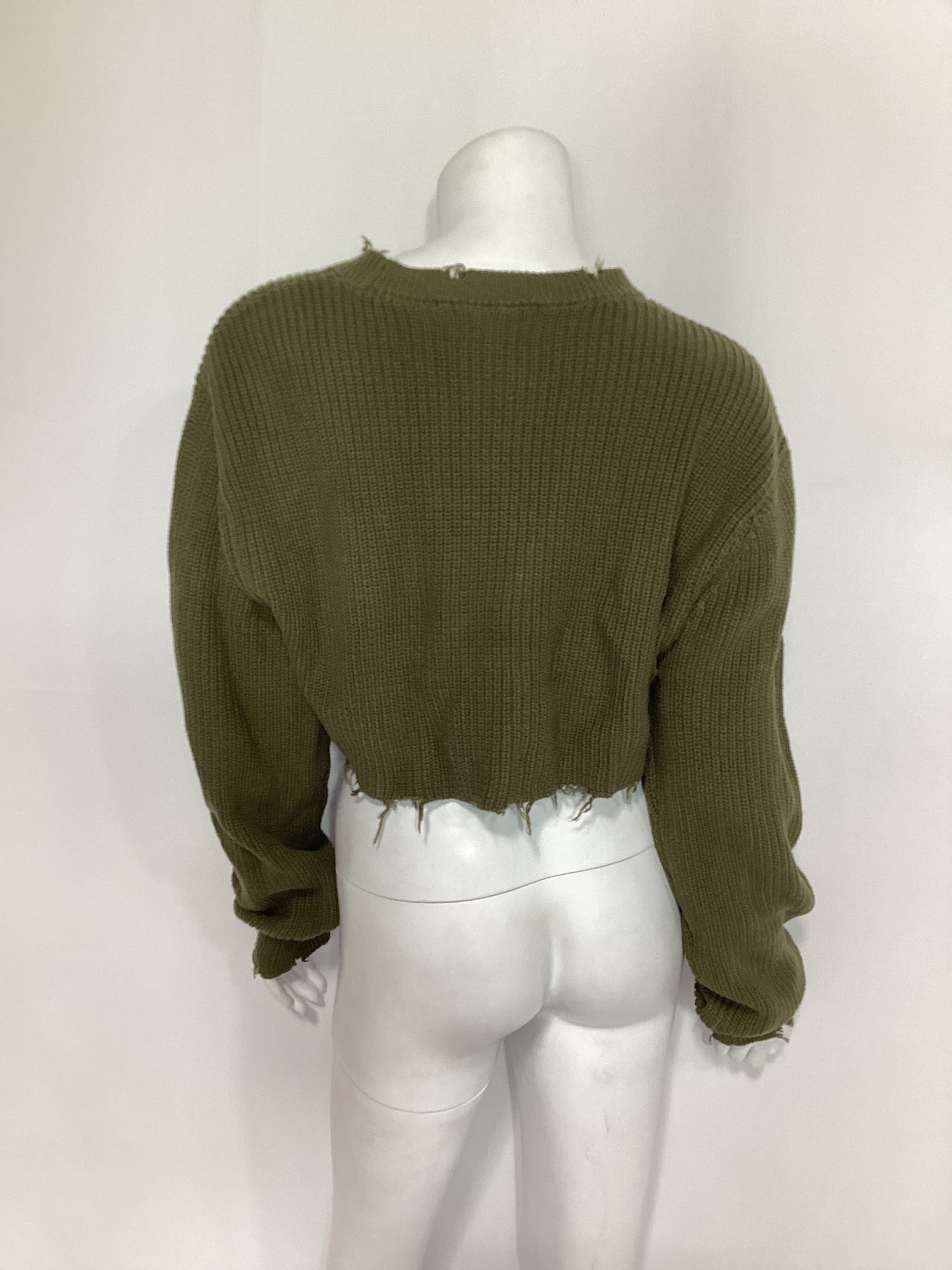 Mid Cropped Devin Sweater In Fort Greene - Image 2