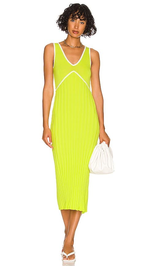 The Aubrey Dress In Pear - Image 1