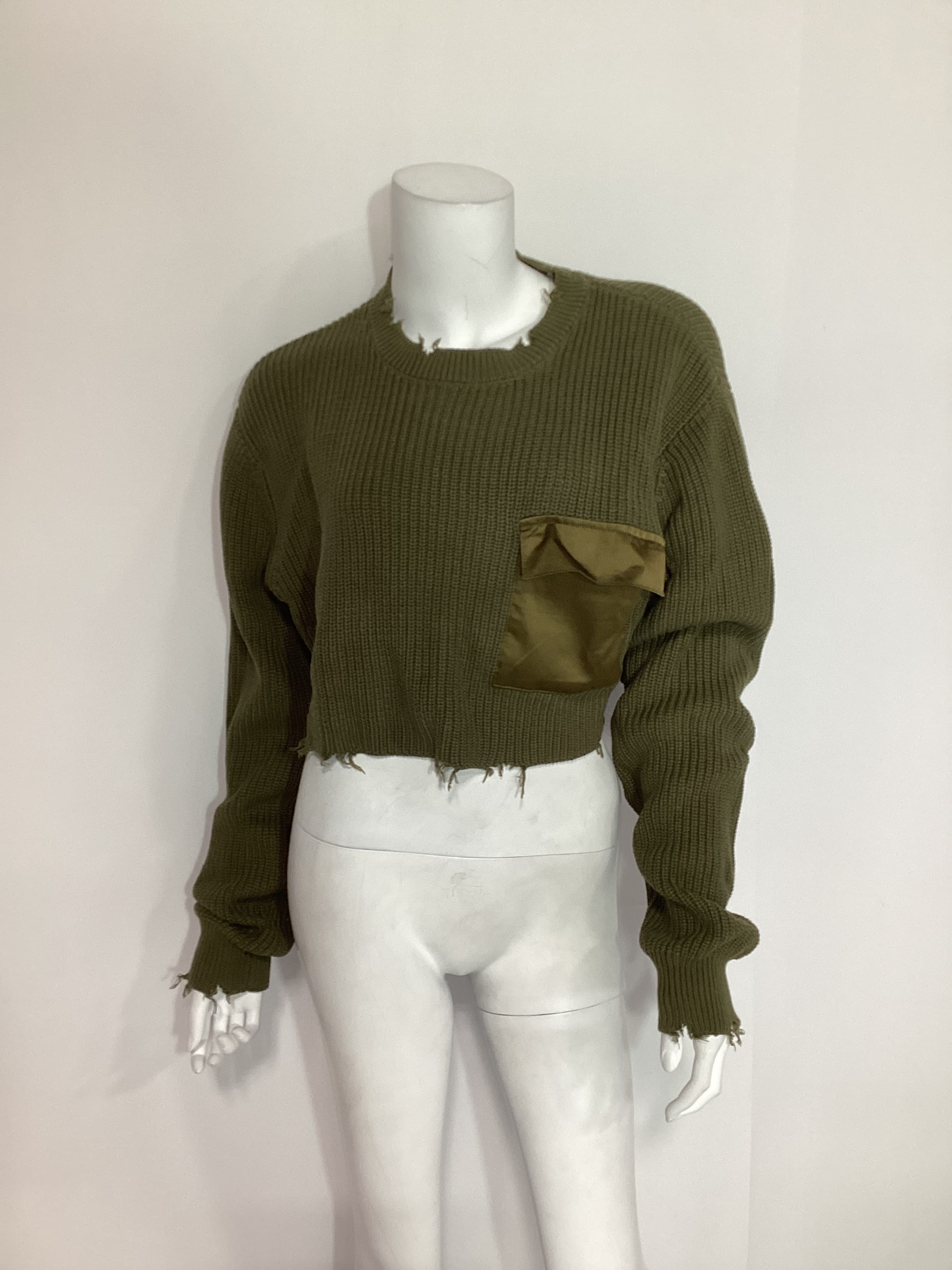 Mid Cropped Devin Sweater In Fort Greene - Image 4