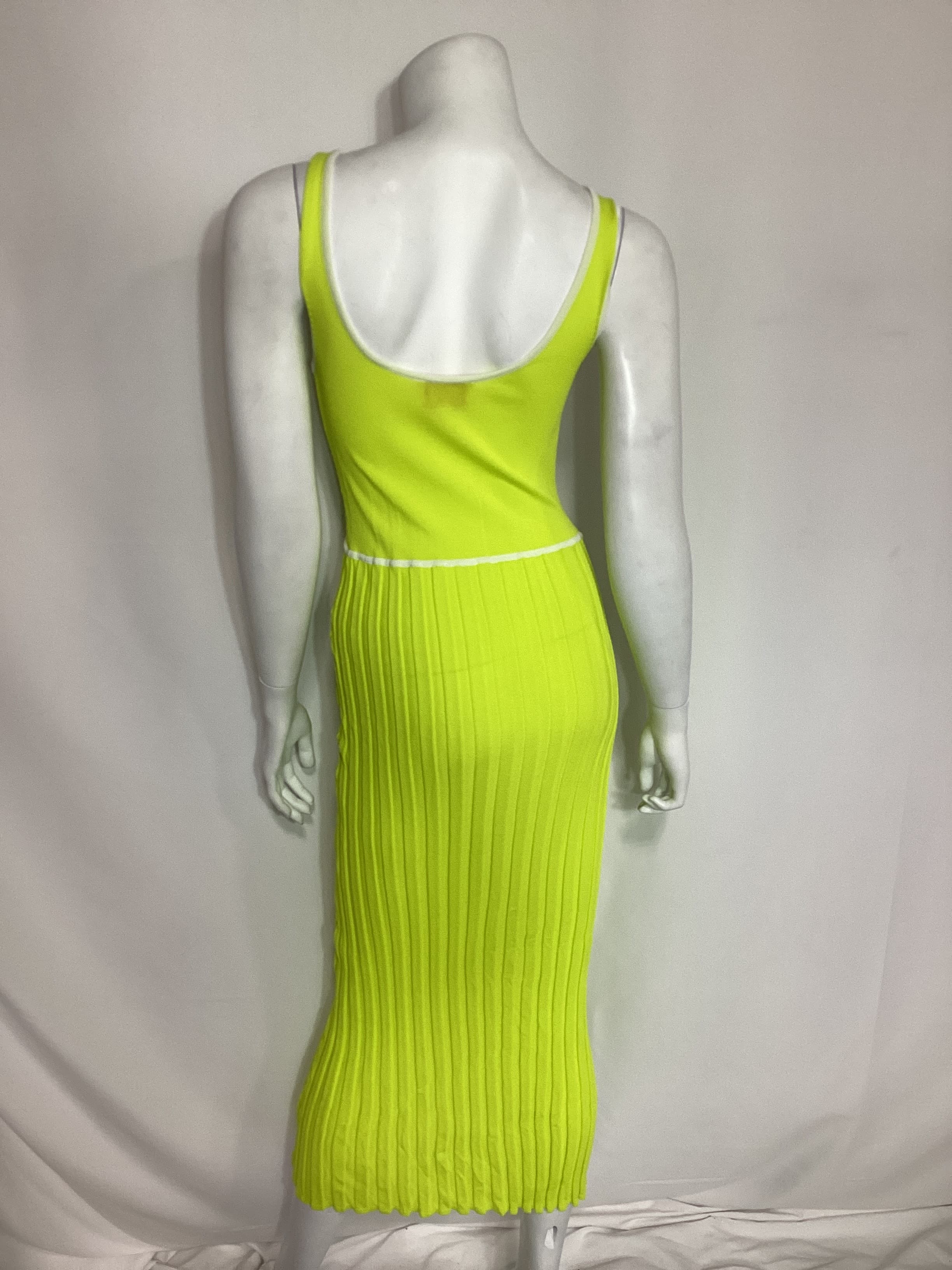 The Aubrey Dress In Pear - Image 4