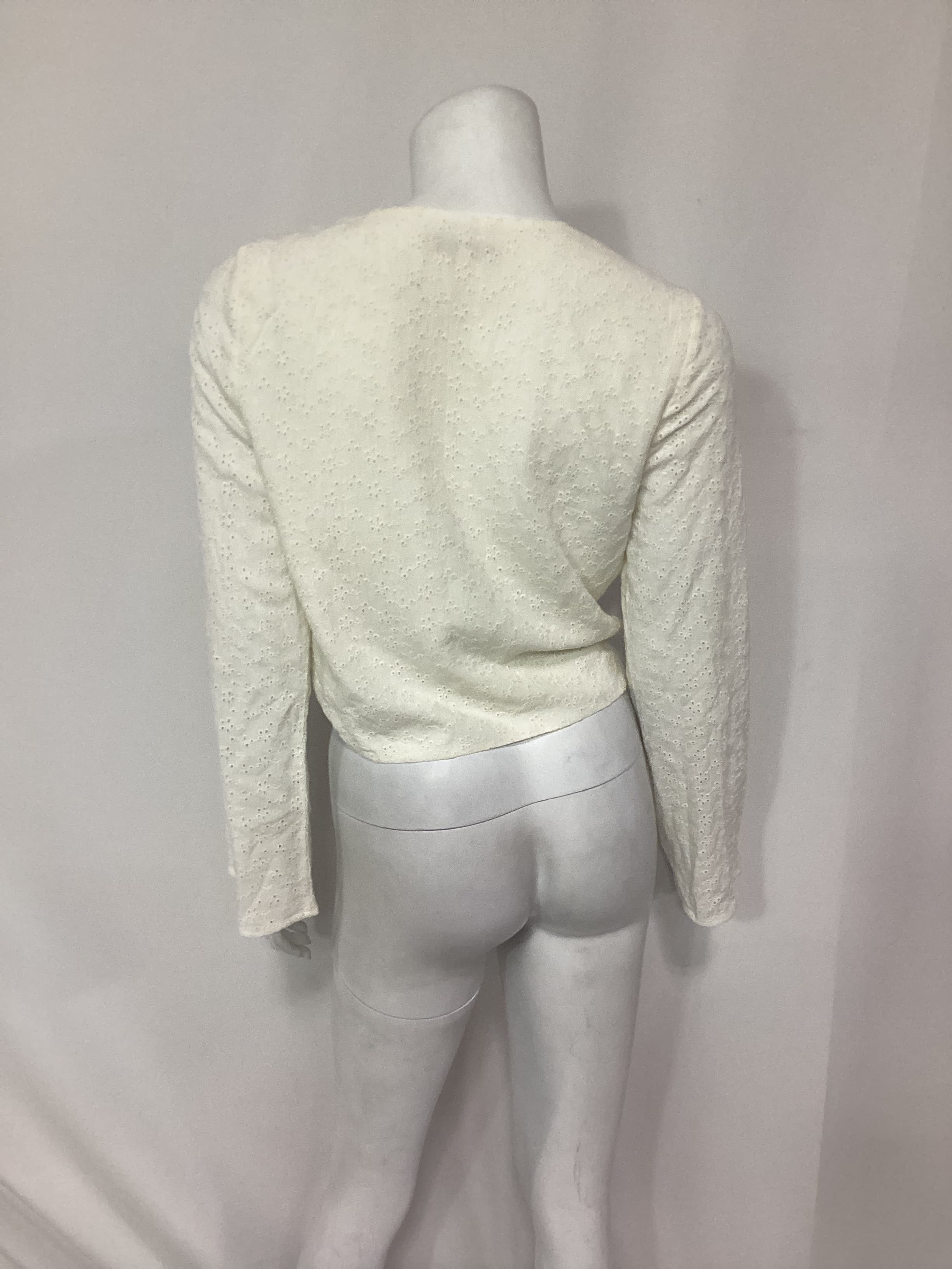 Woven Top In Cloud - Image 2