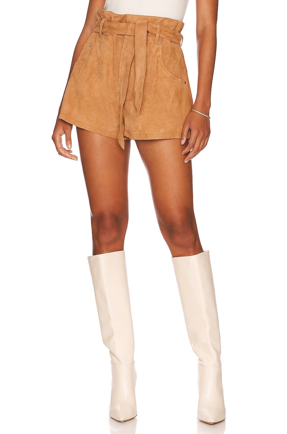 Suede Leather Short - Image 1