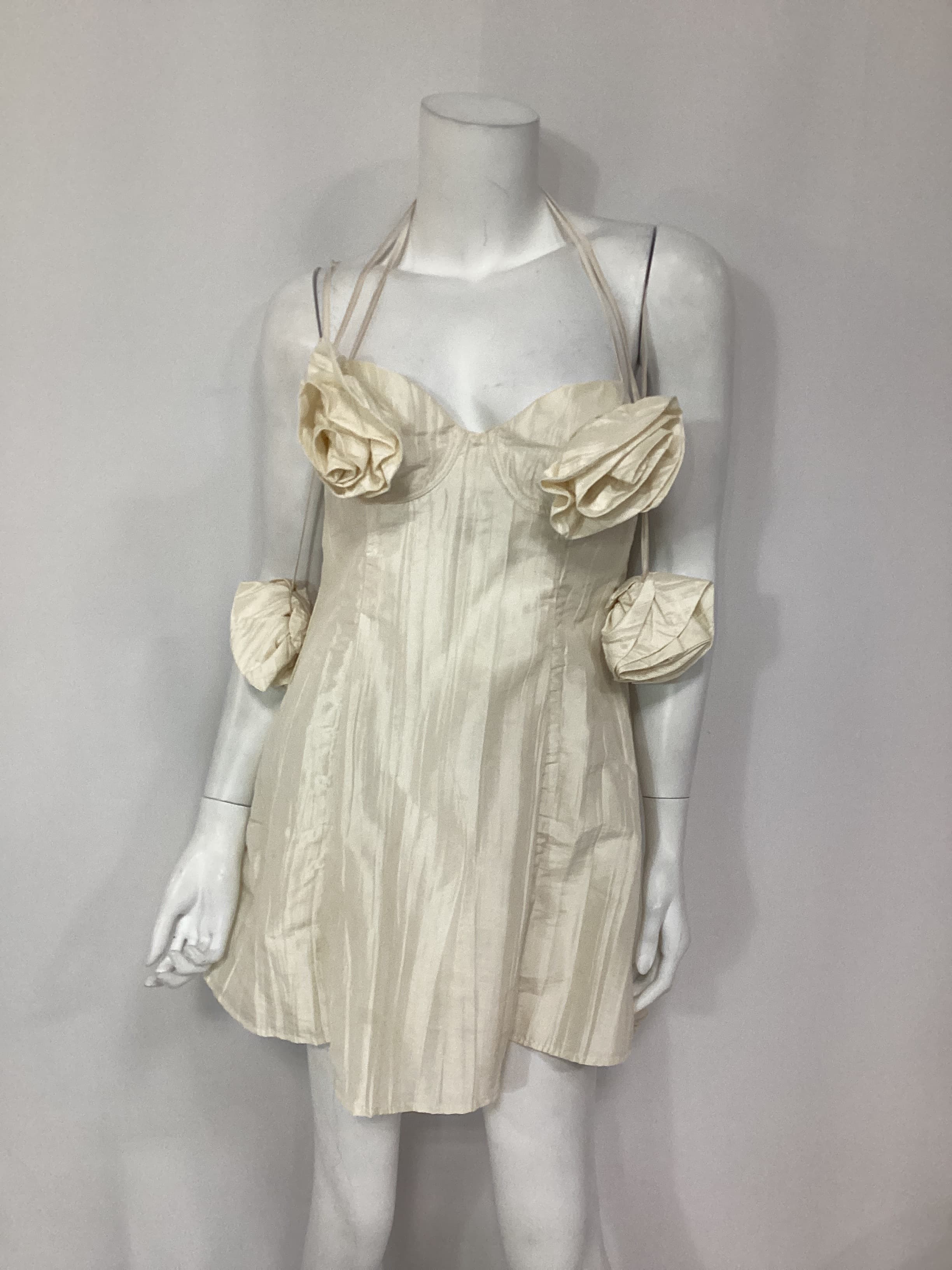 Kali Mini Dress In White - Image 3