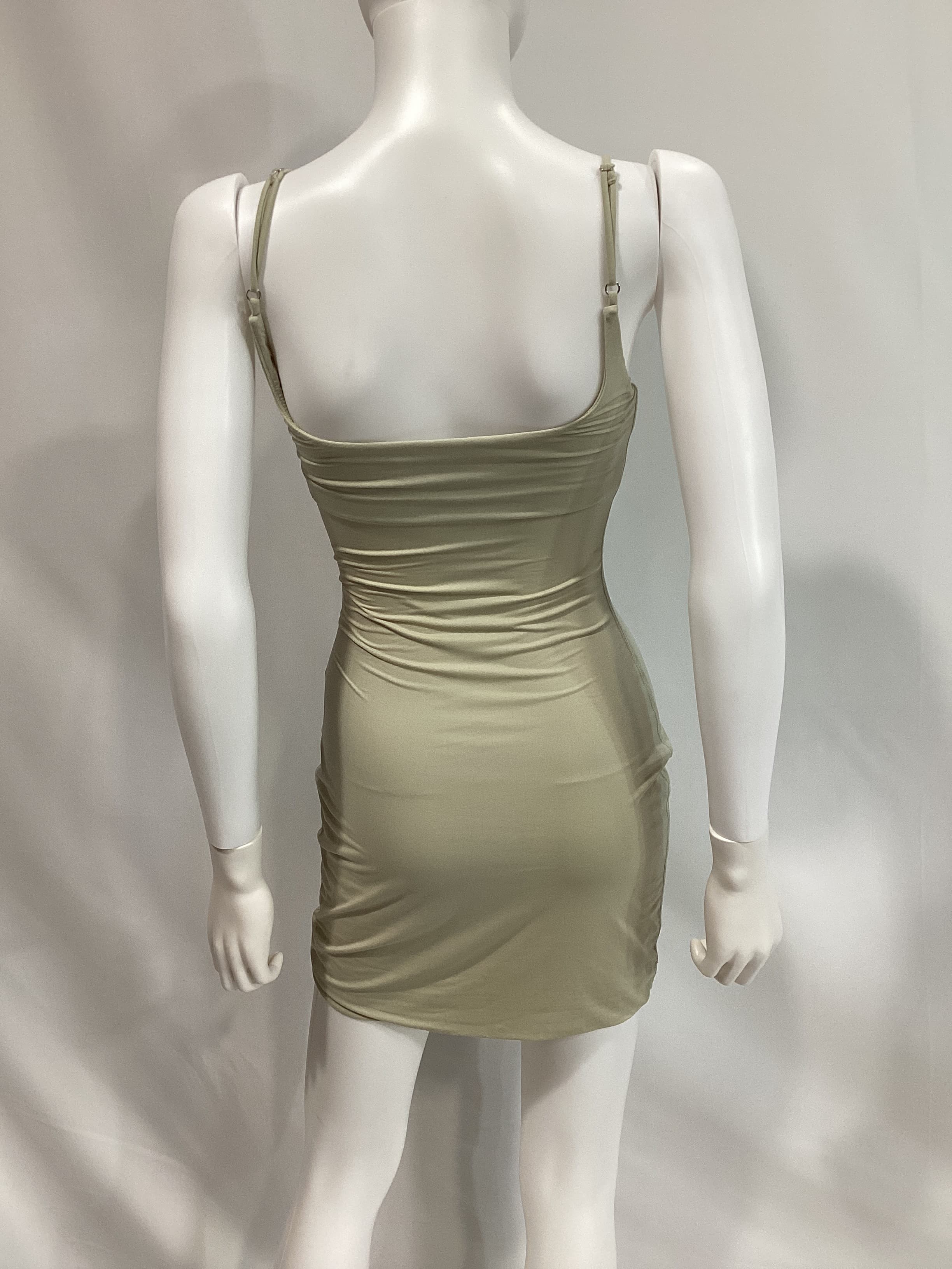 Embrace Comfort Stretch Mini Dress In Ceramic Grey - Image 2