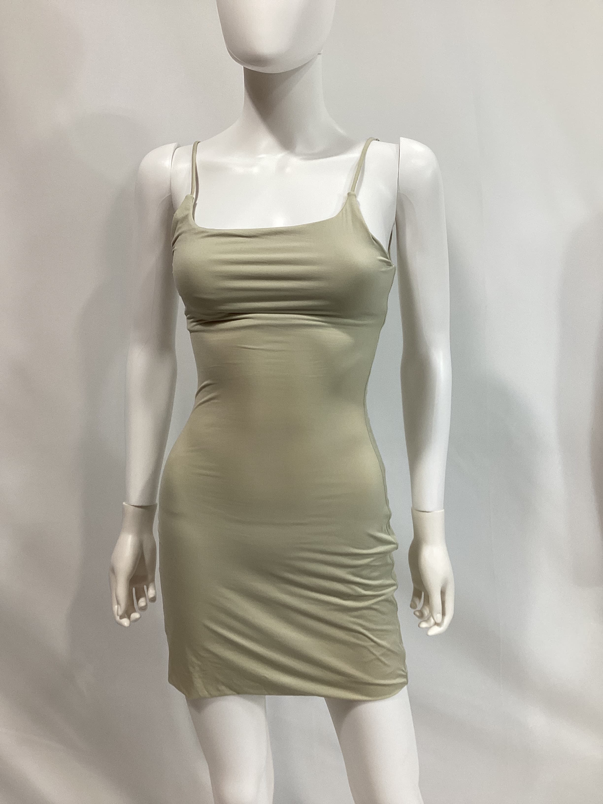 Embrace Comfort Stretch Mini Dress In Ceramic Grey - Image 3