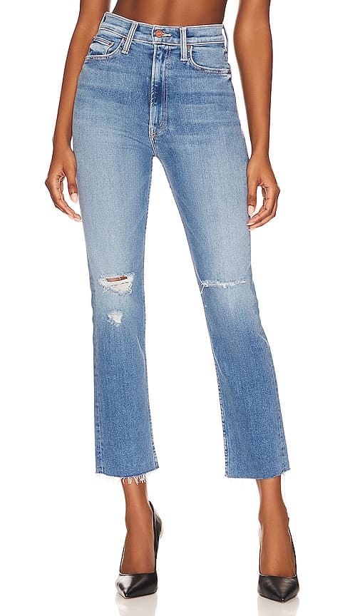 High Waisted Rider Ankle Fray In Party Like A Pirate - Image 1