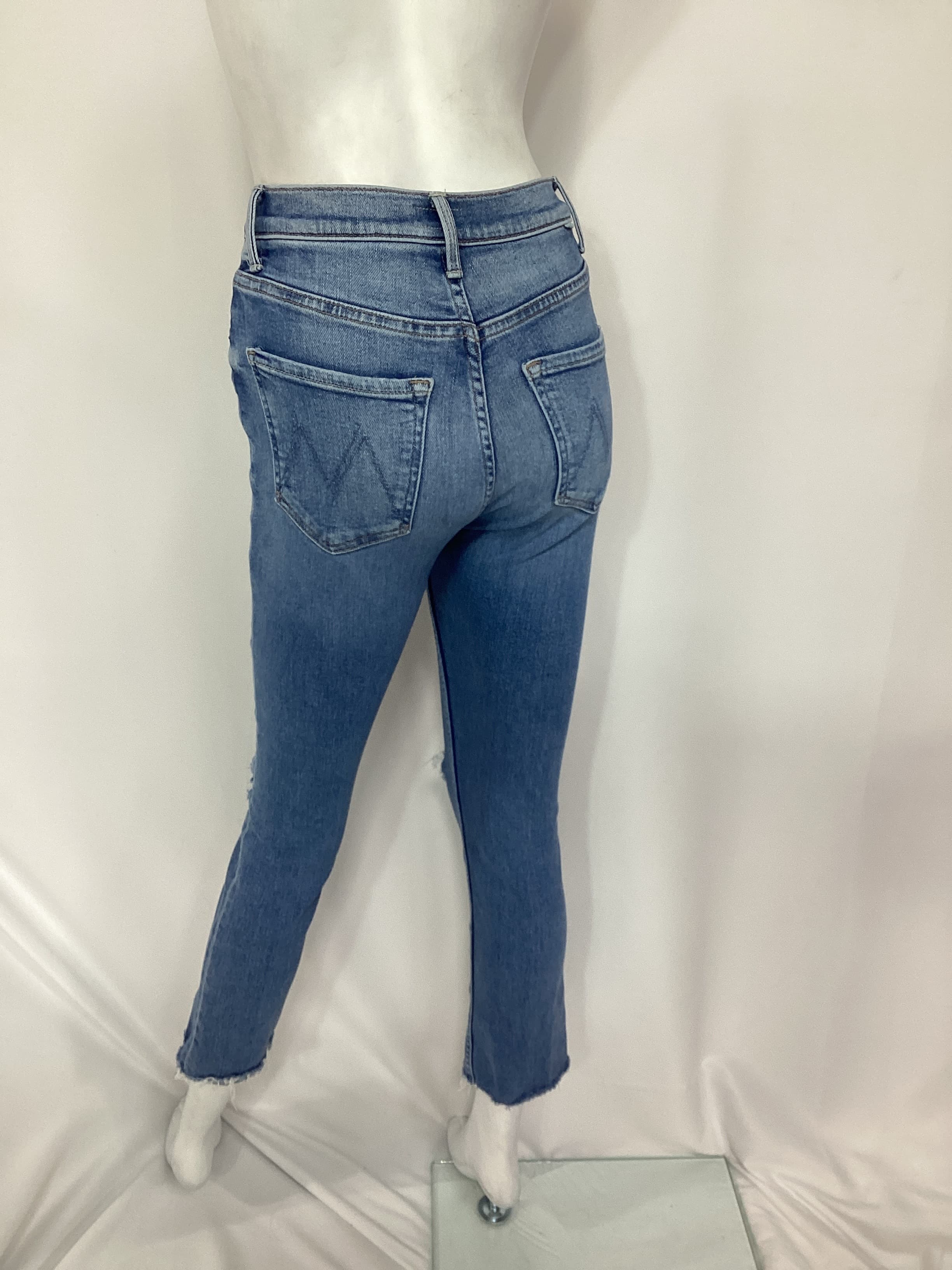 High Waisted Rider Ankle Fray In Party Like A Pirate - Image 2