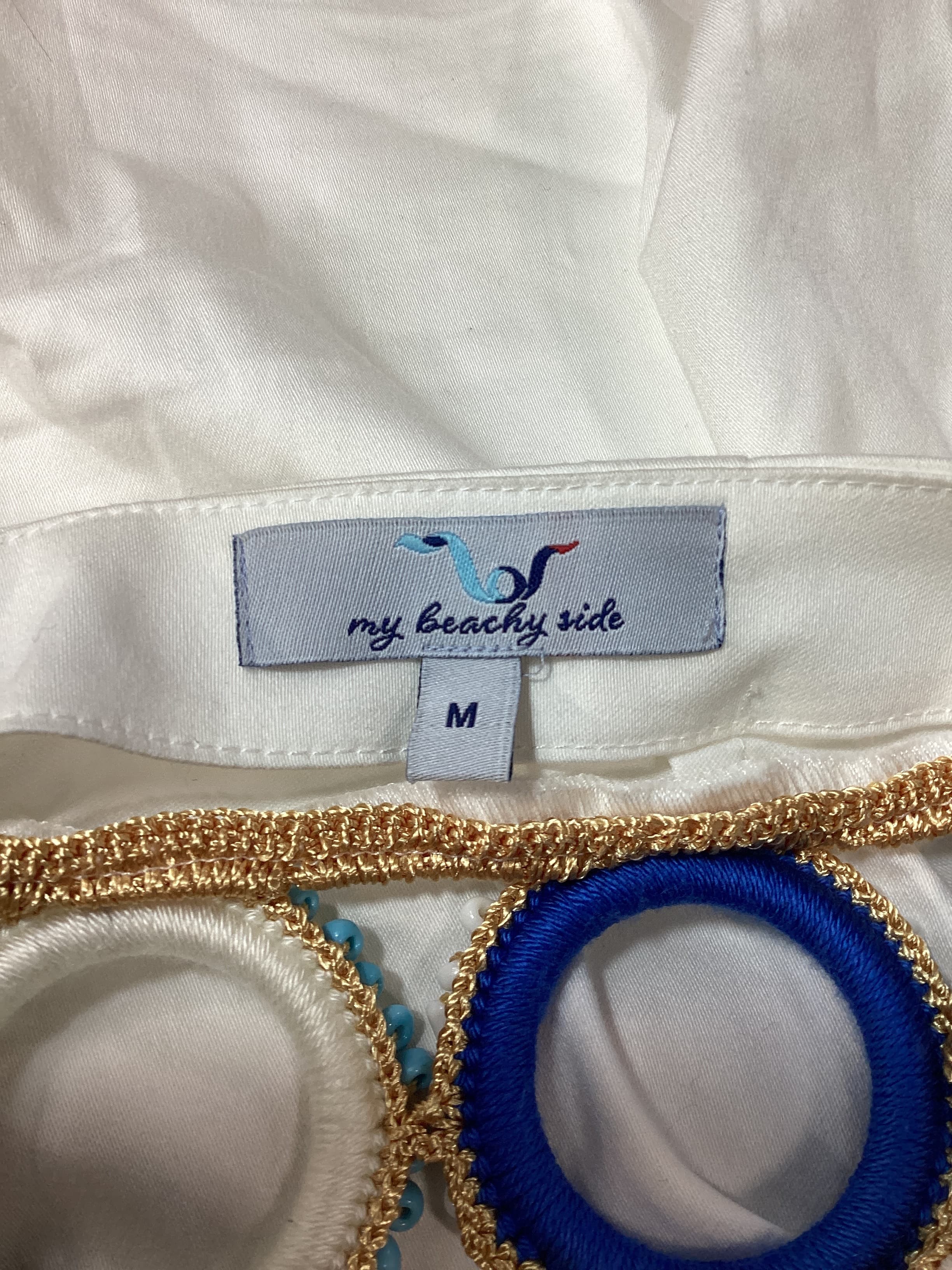 A Line Mini Skirt In Ivory - Image 4