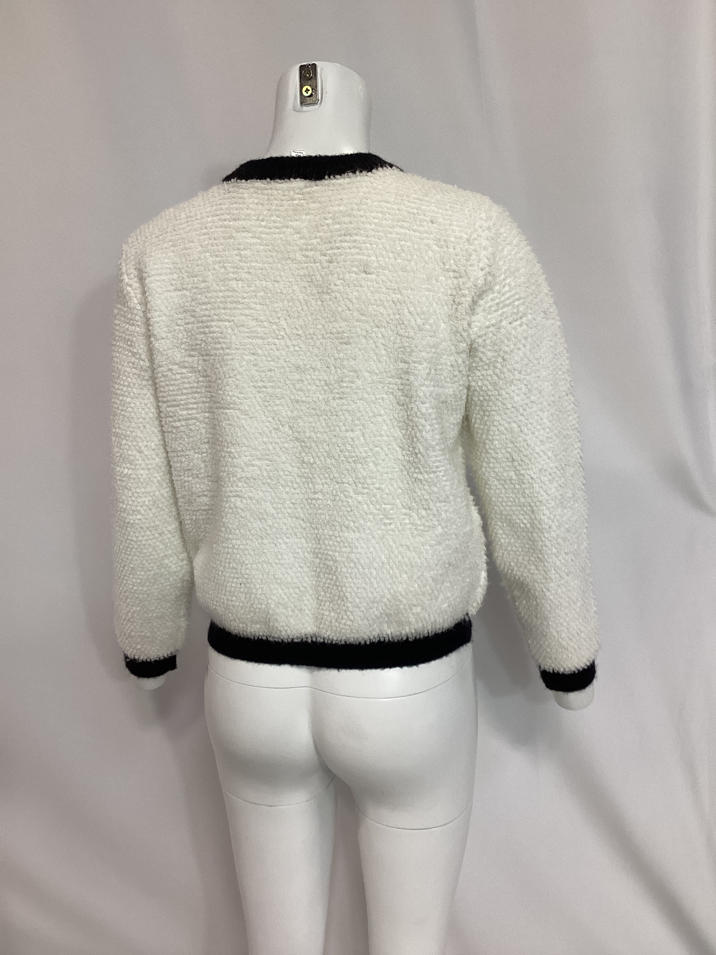 Bon Sweater In Ivory & Black - Image 4