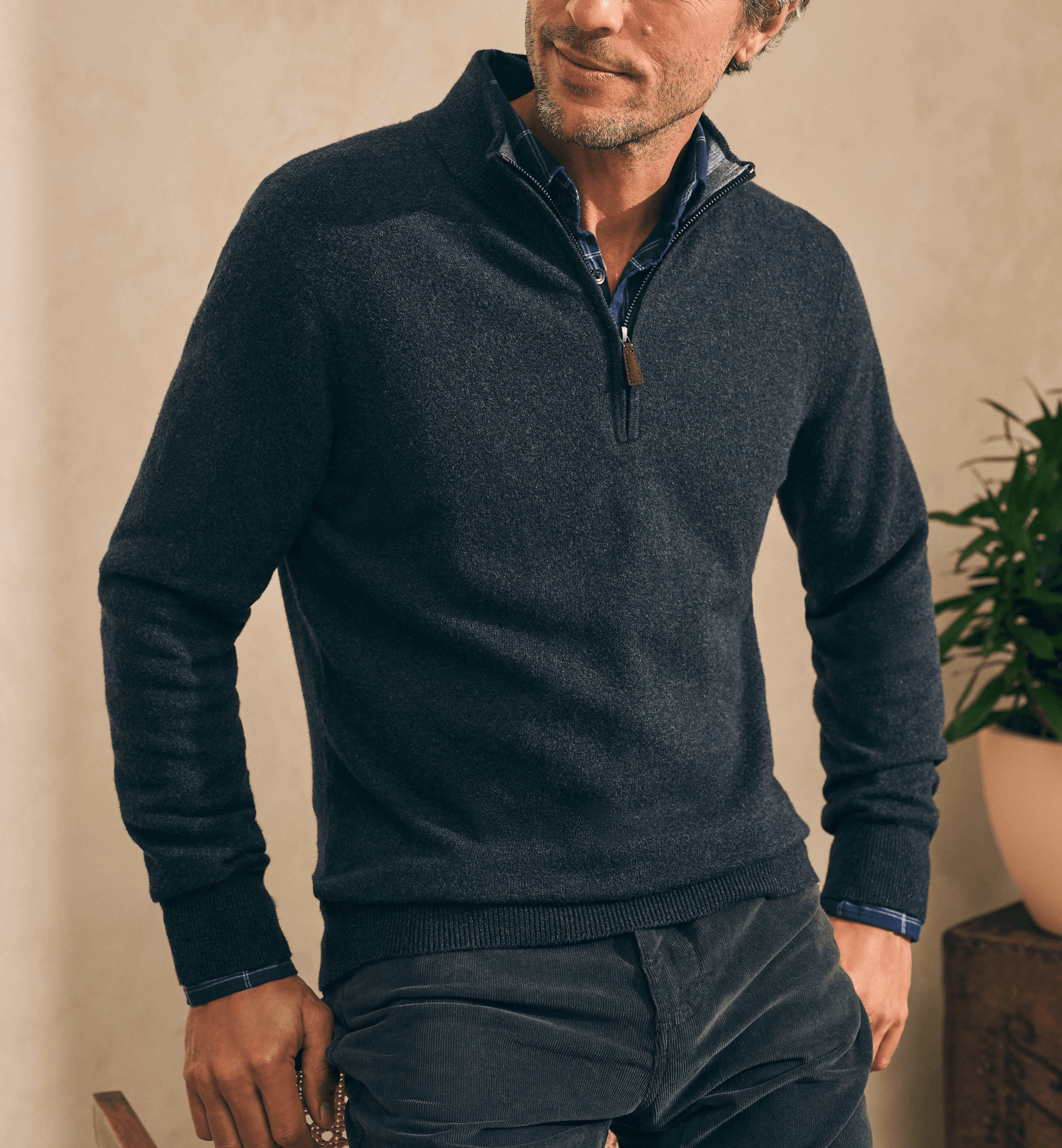 Jackson Quarter Zip Sweater - Image 1