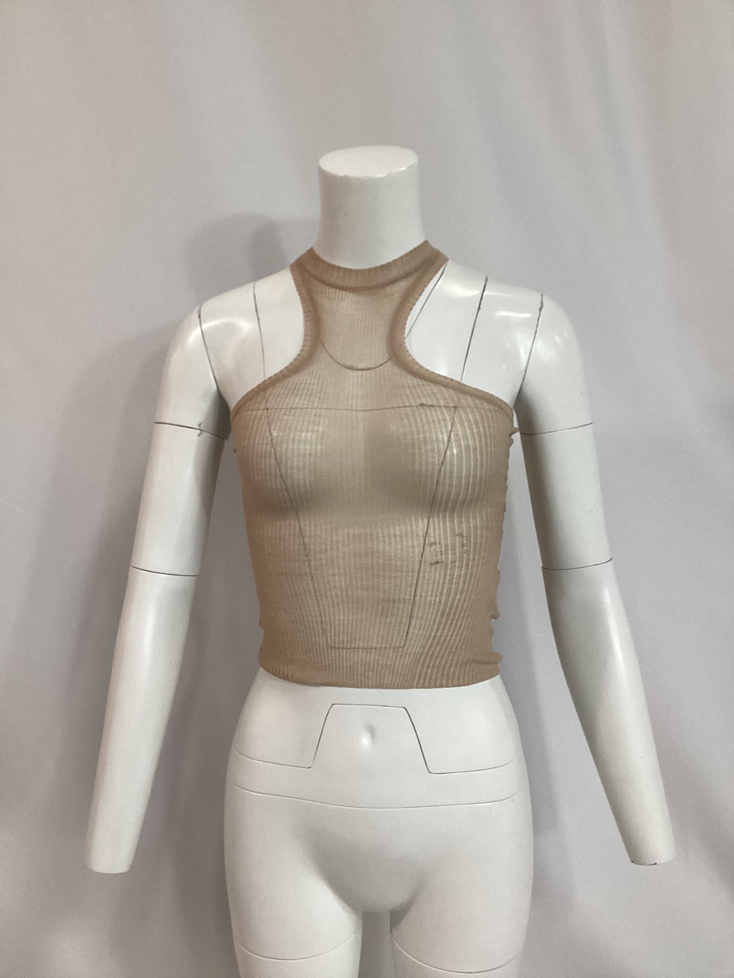 Jada Top In Warm Beige - Image 3