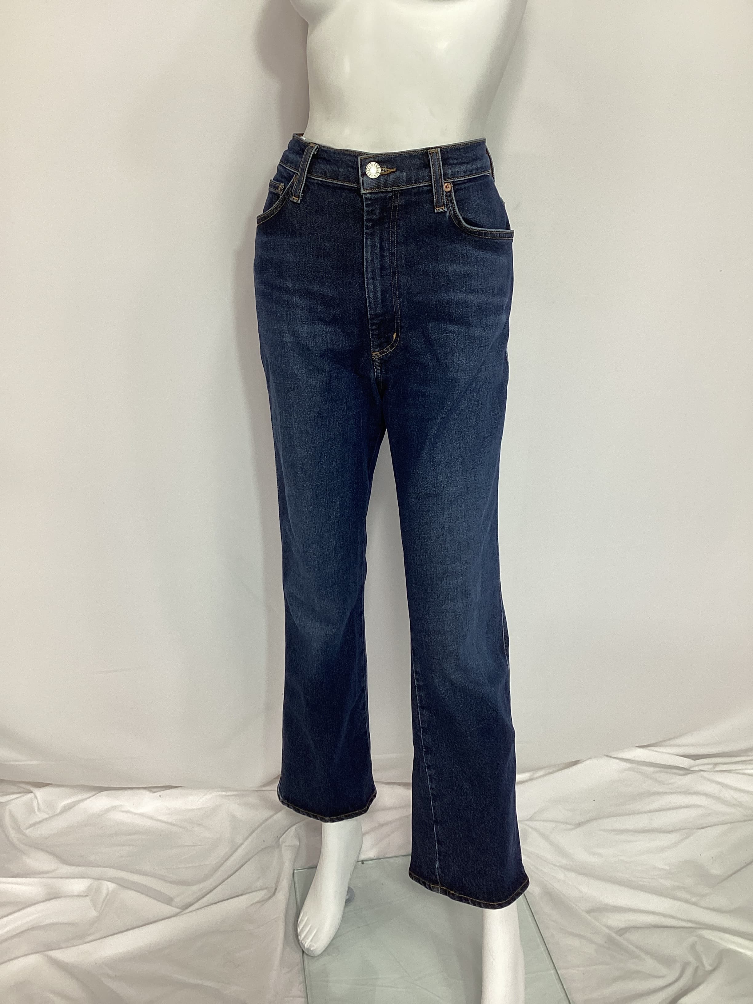Pinch Waist High Rise Kick Flare In Song - Image 2