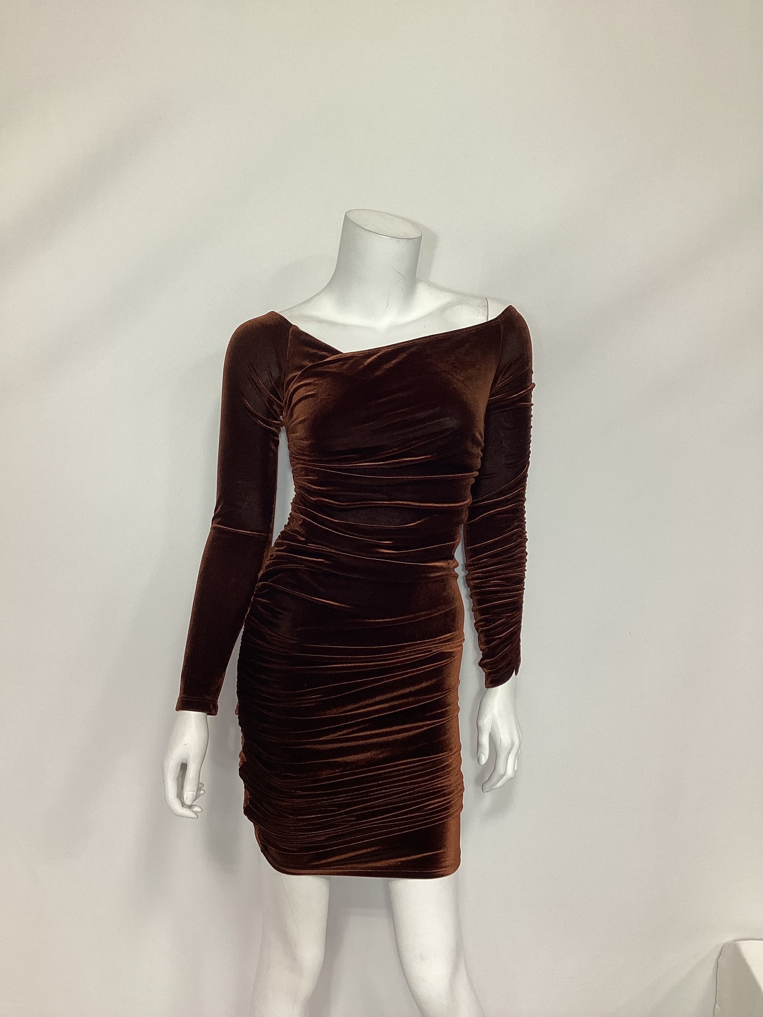 Santo Dress In Chocolate - Image 2