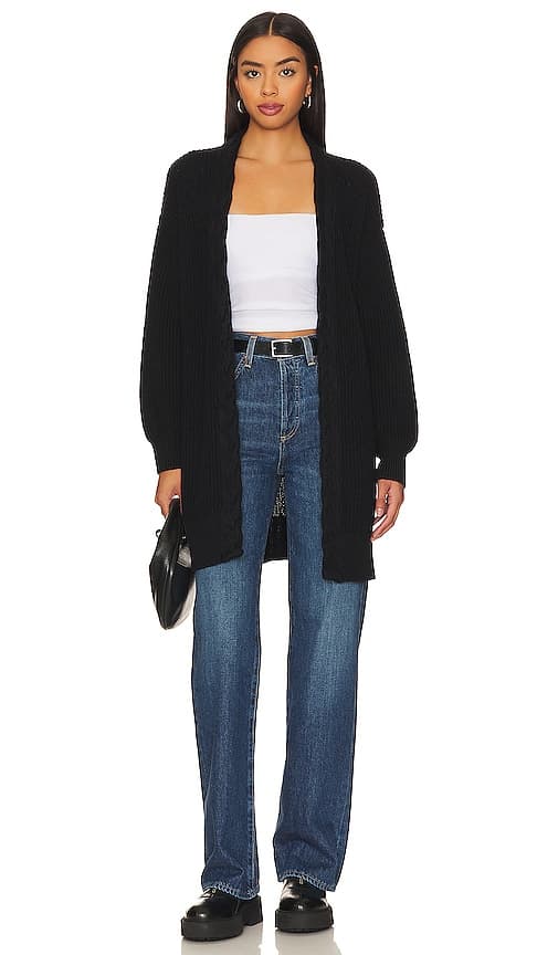 Anita Cardigan In Black - Image 1