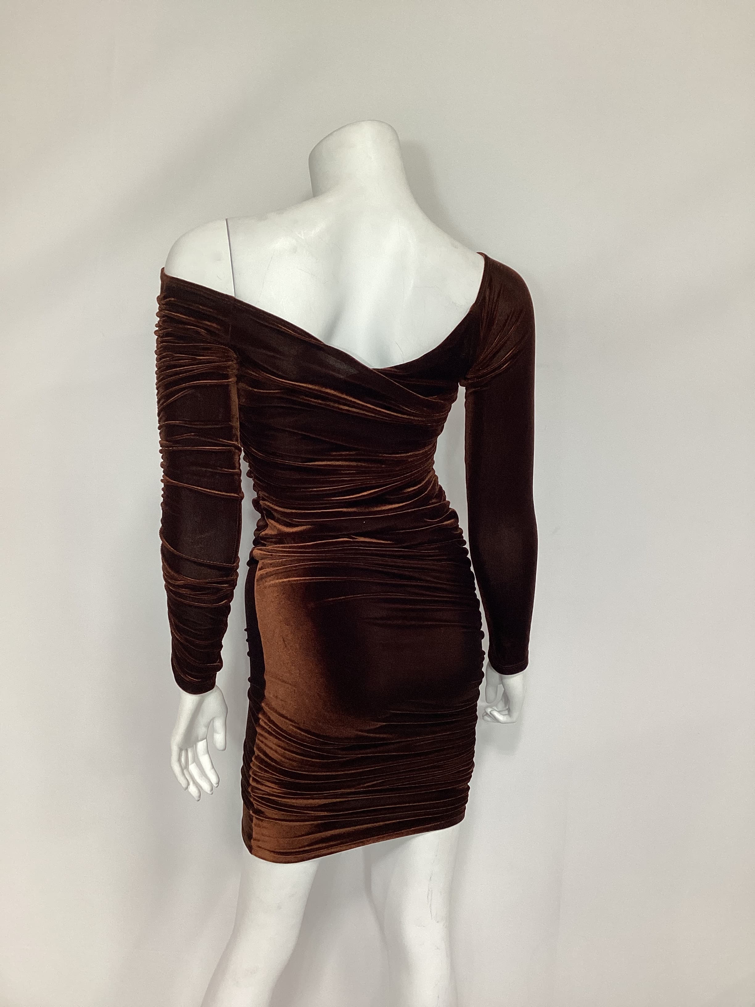 Santo Dress In Chocolate - Image 4