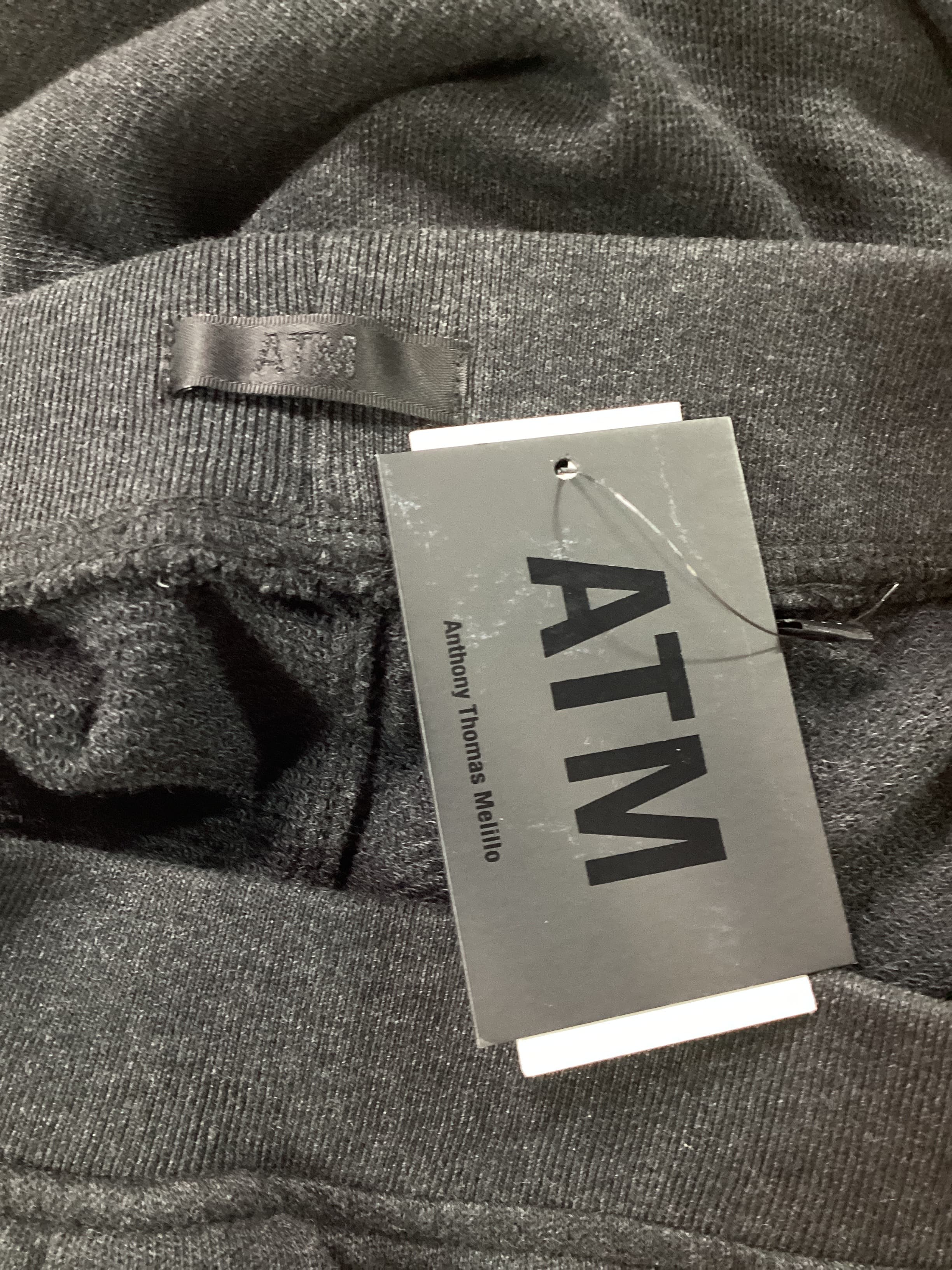 French Terry Sweat Pant In Heather Charcoal - Image 4