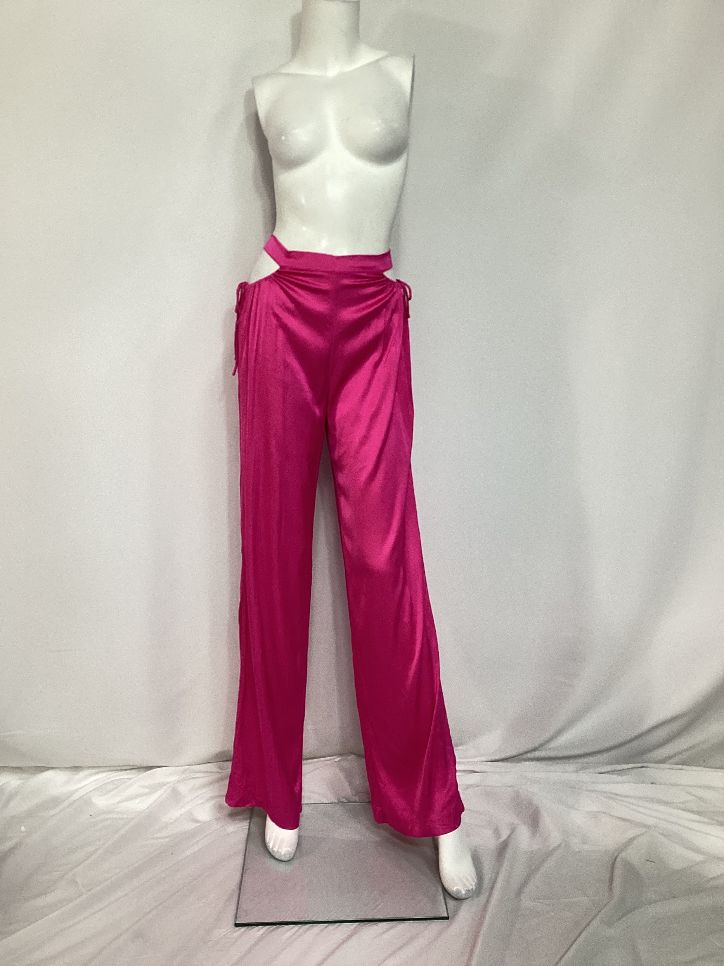 Vicky Pant In Hot Pink - Image 2