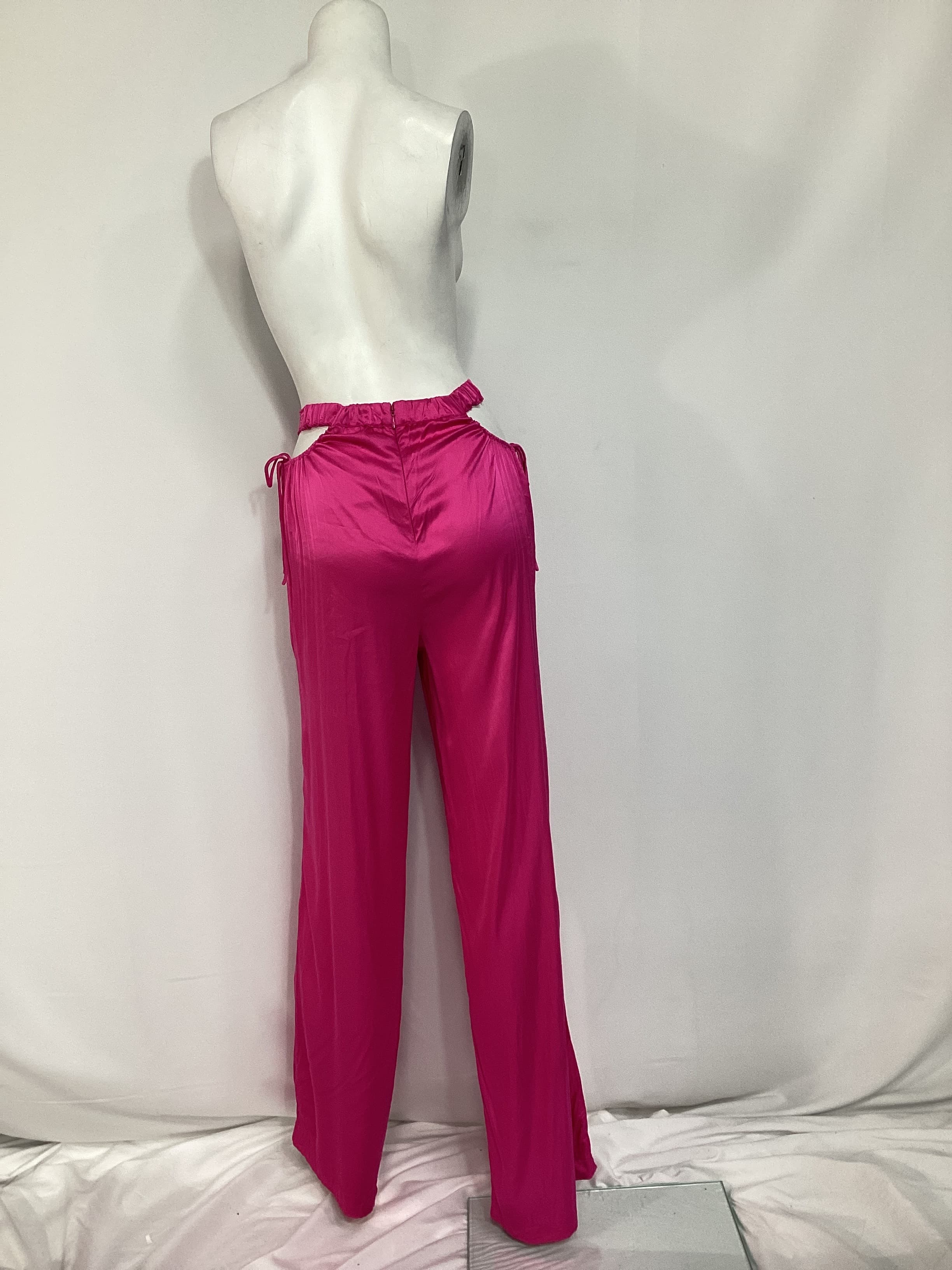 Vicky Pant In Hot Pink - Image 3