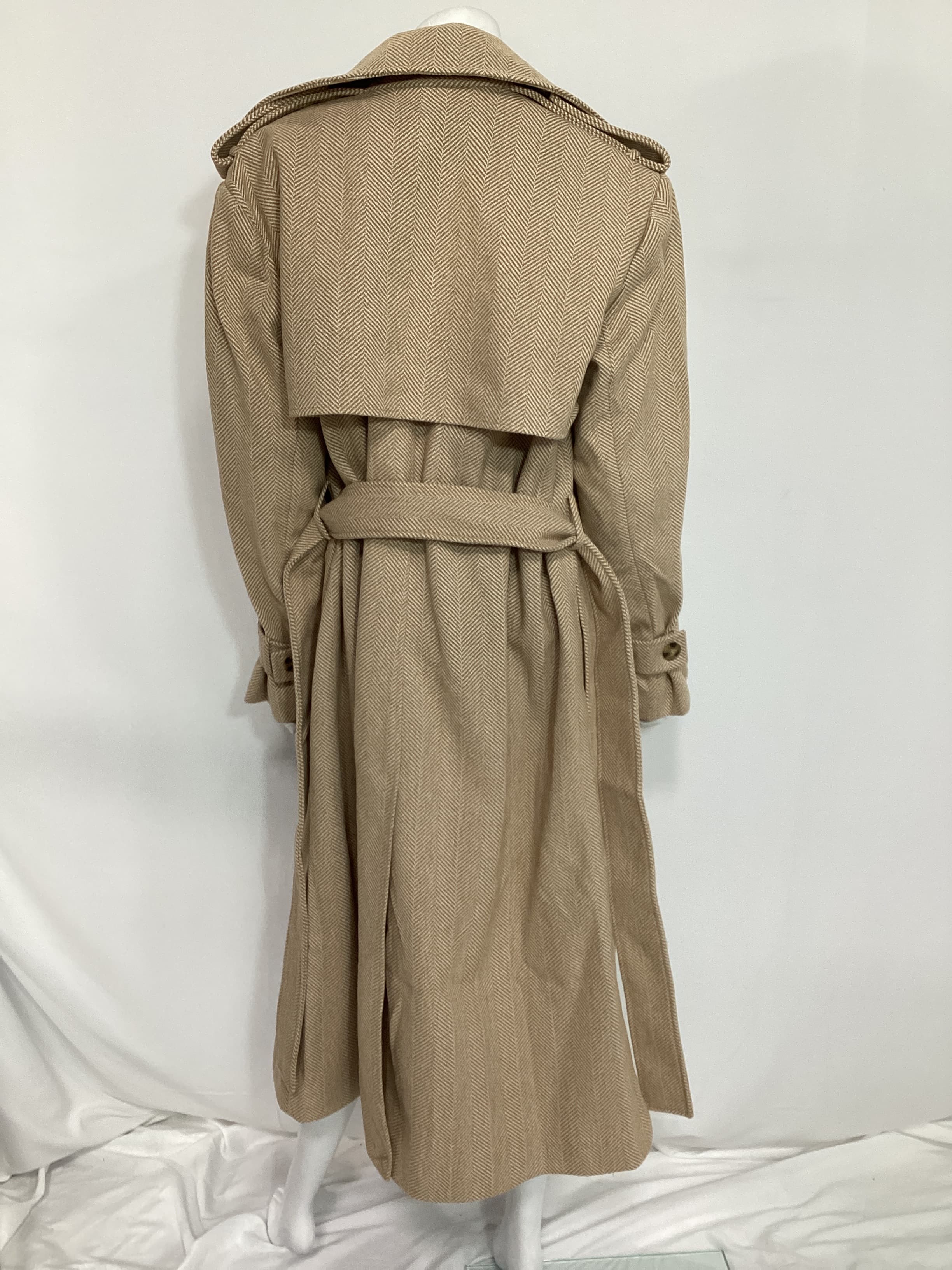 Oversized Herringbone Trench In Herringbone - Image 3