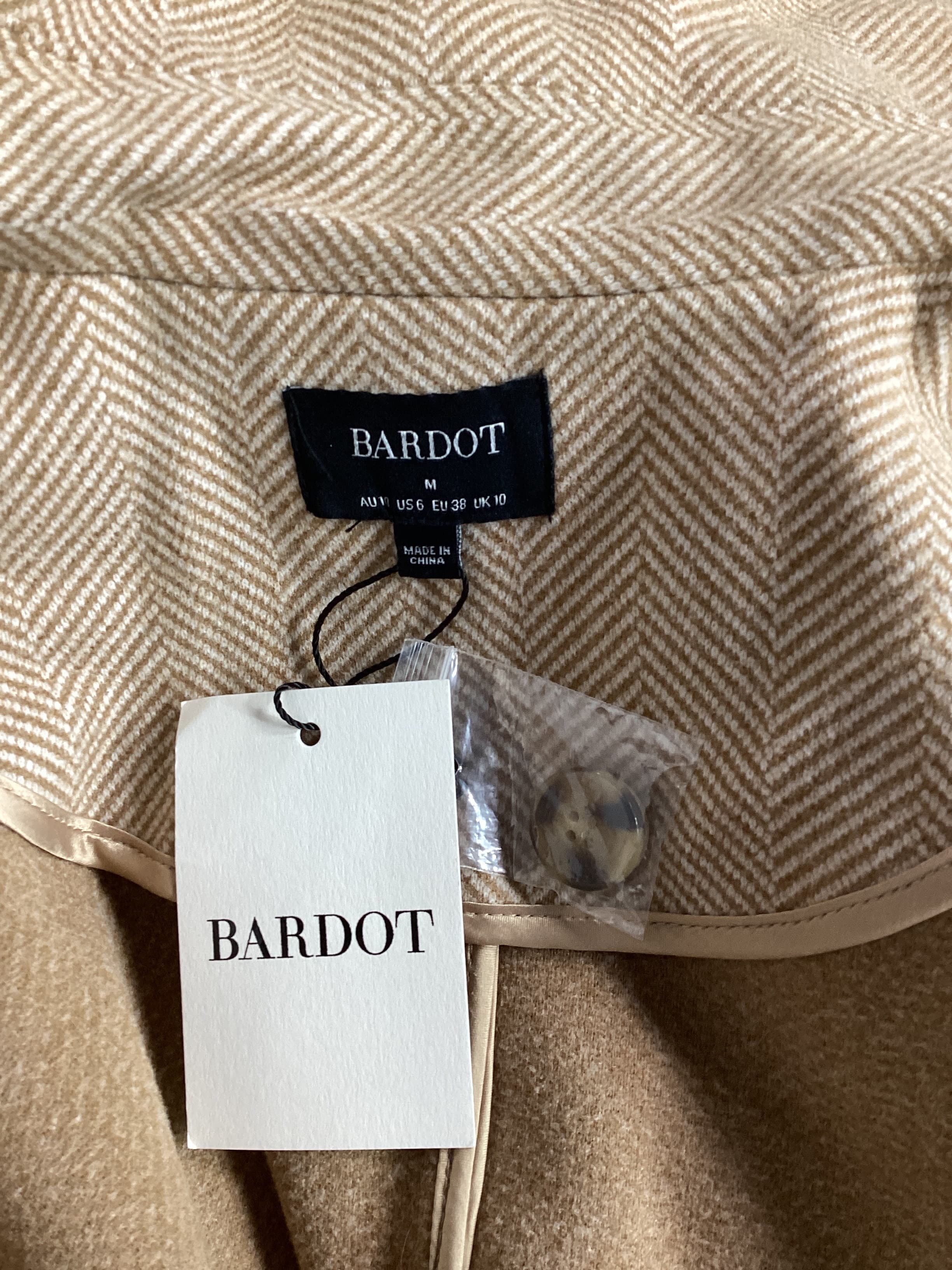 Oversized Herringbone Trench In Herringbone - Image 2