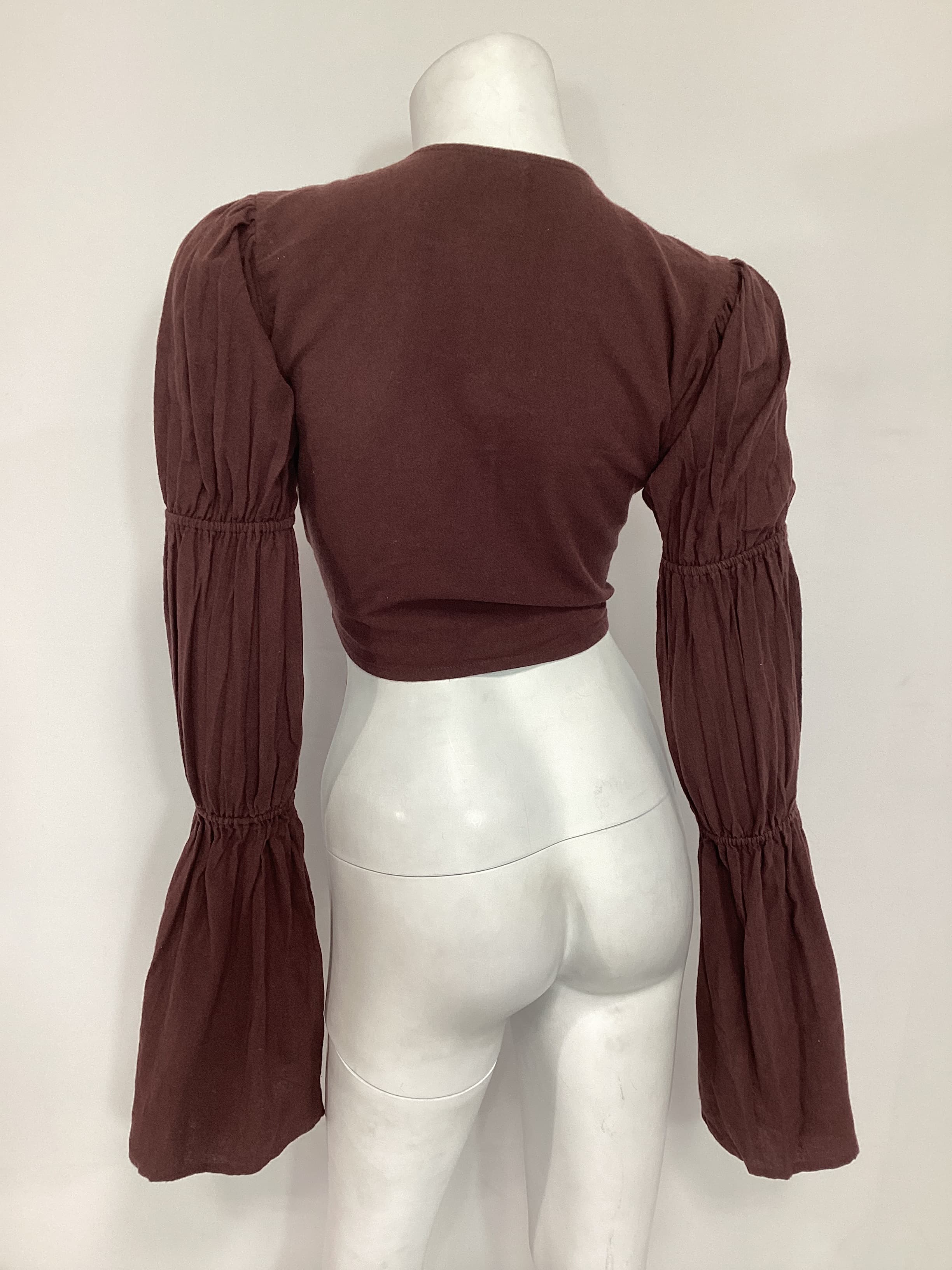 Bananhot X Revolve Tie Front Top In Cocoa - Image 3