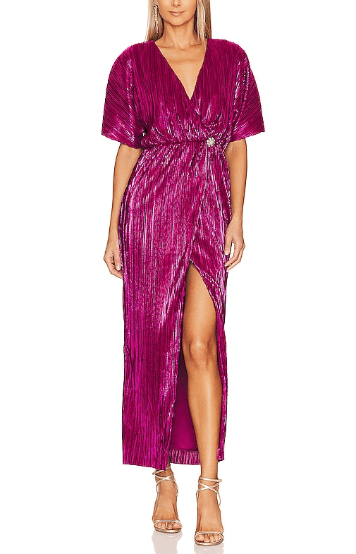 House Of Harlow 1960 X Revolve Sabrina Dress In Fuchsia - Image 1