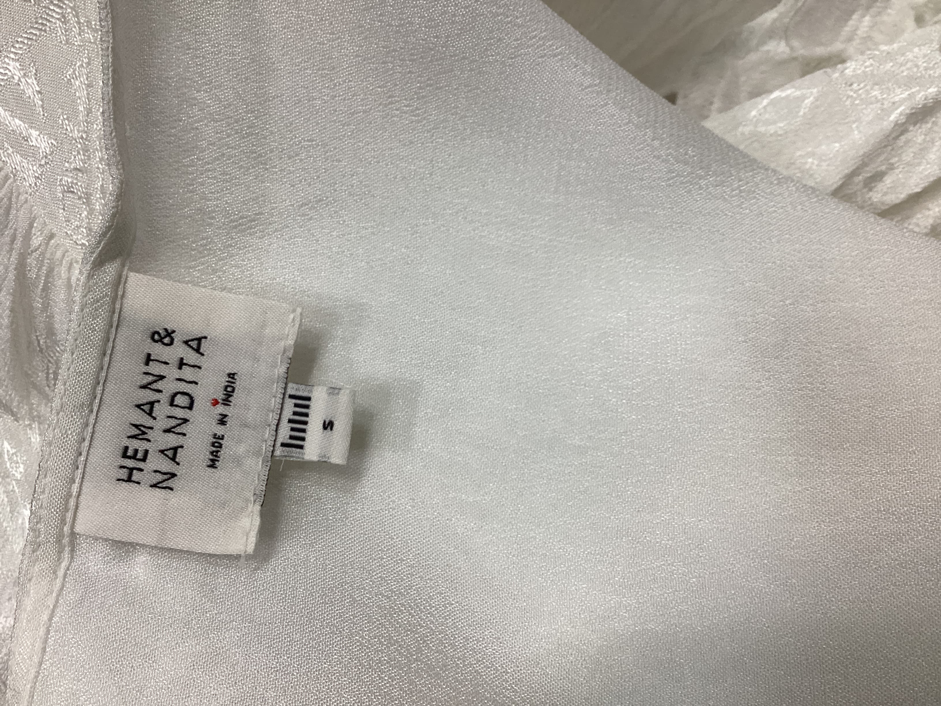Veda Quilted Dress In Off White - Image 4