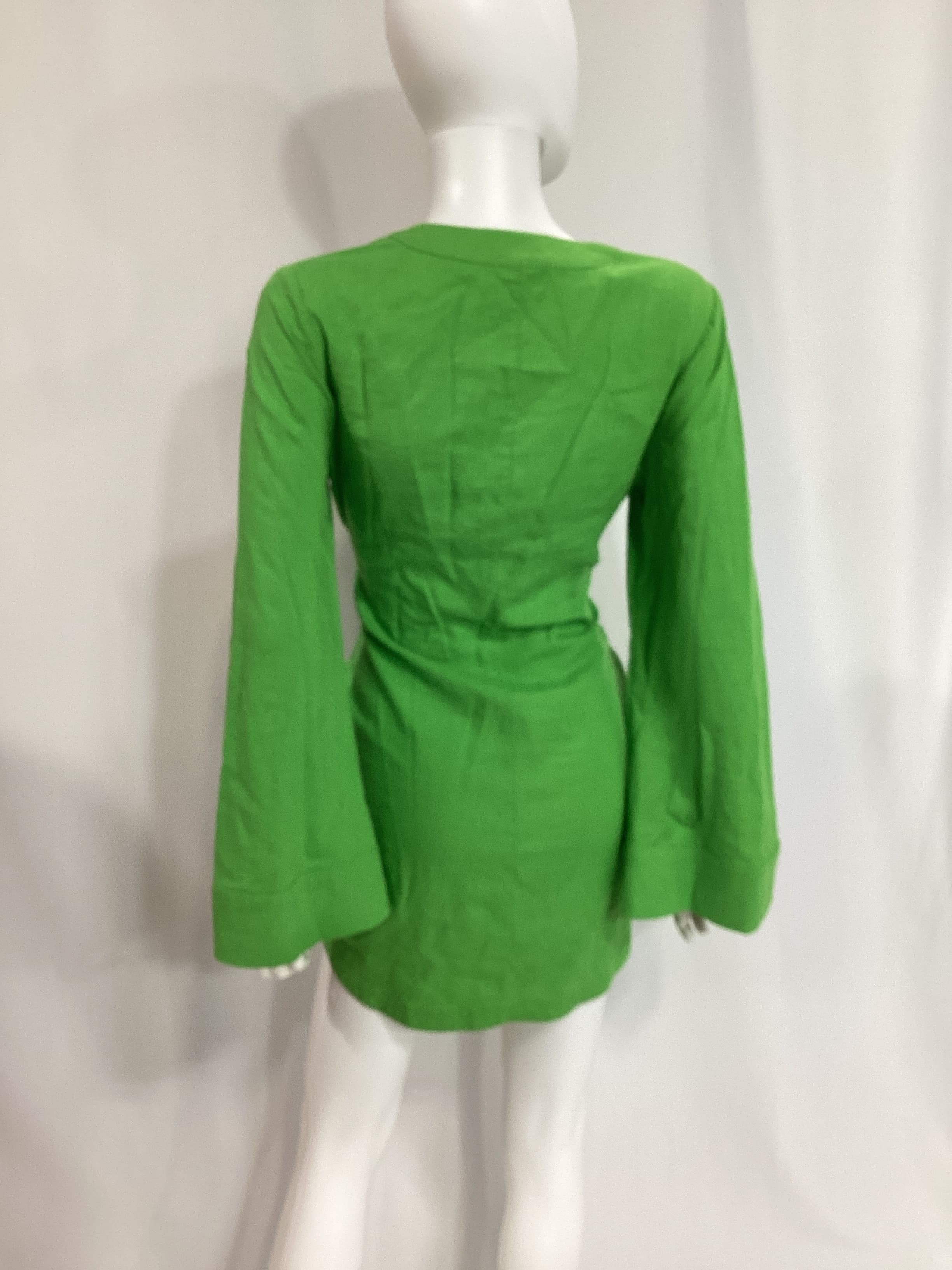 The Janeiro Mini Dress In Lime - Image 2
