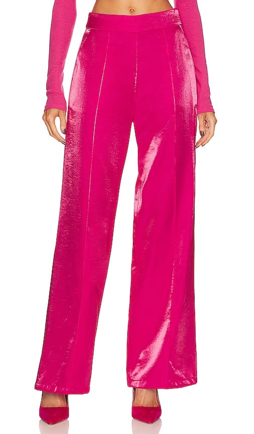 Quinn Pants In Fuchsia - Image 1