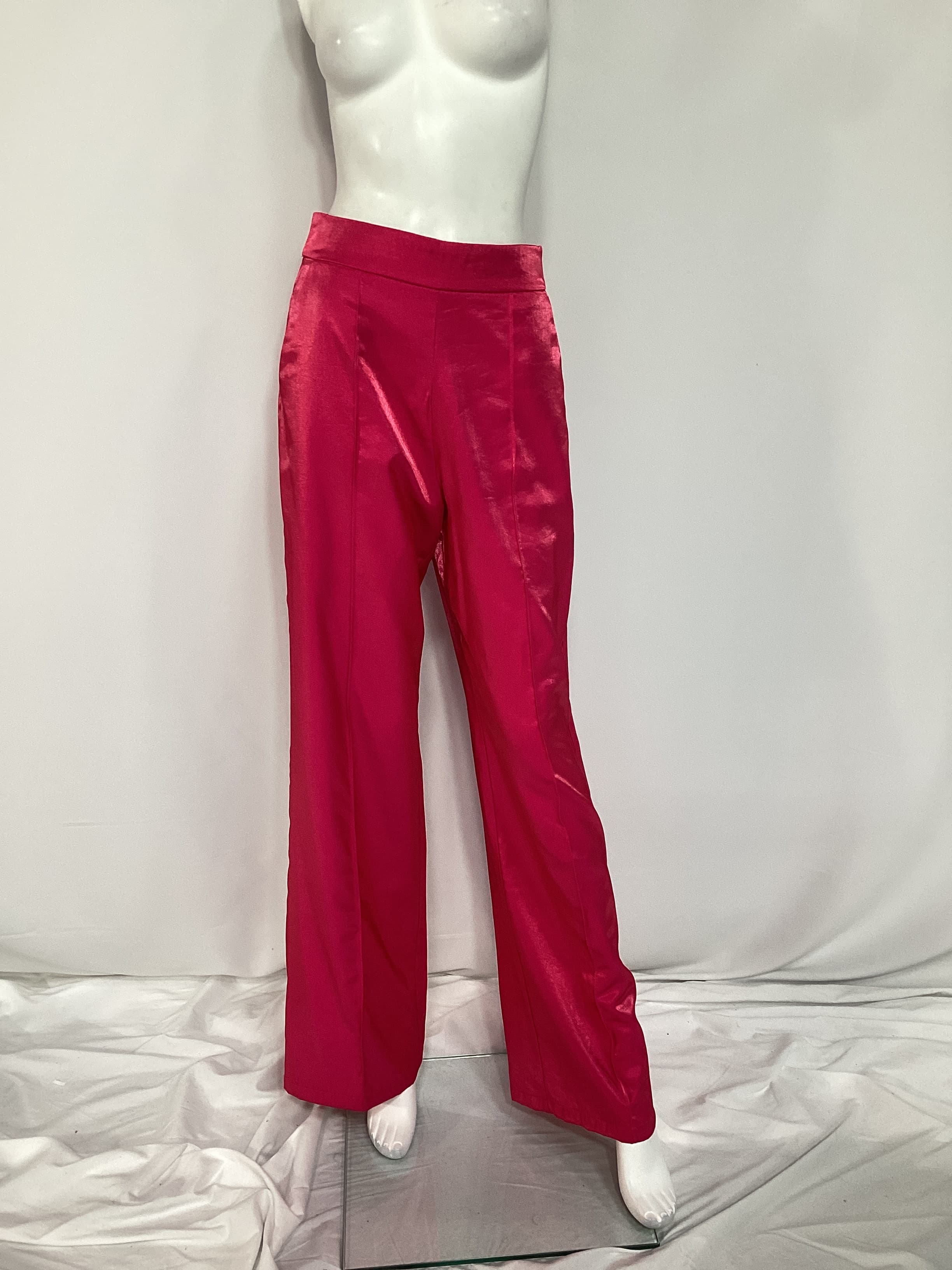 Quinn Pants In Fuchsia - Image 3