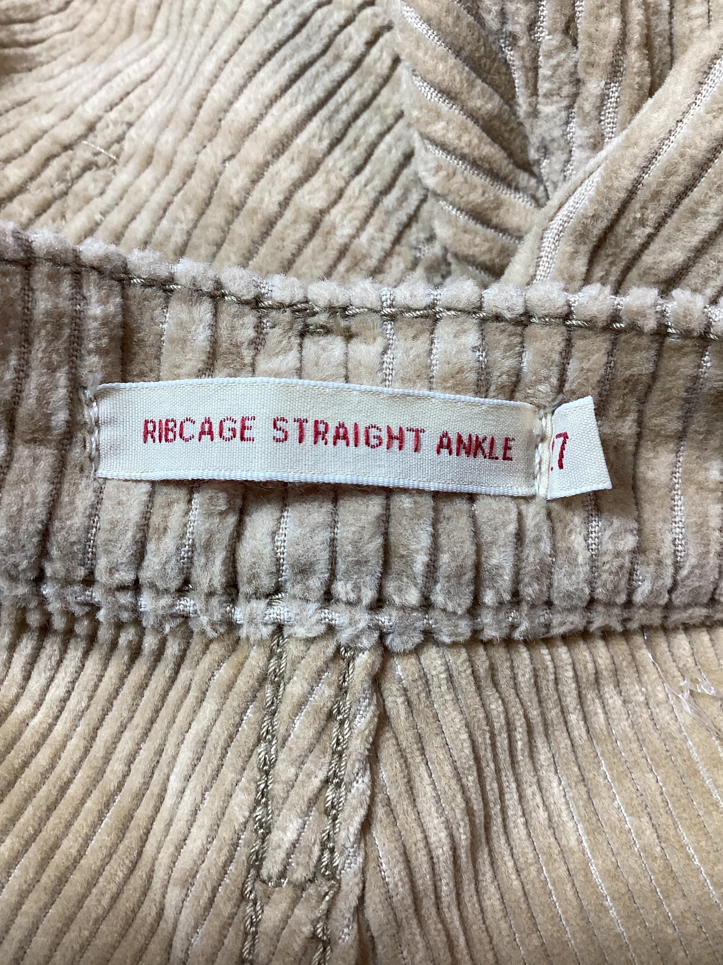Ribcage Straight Ankle In Granola - Image 4