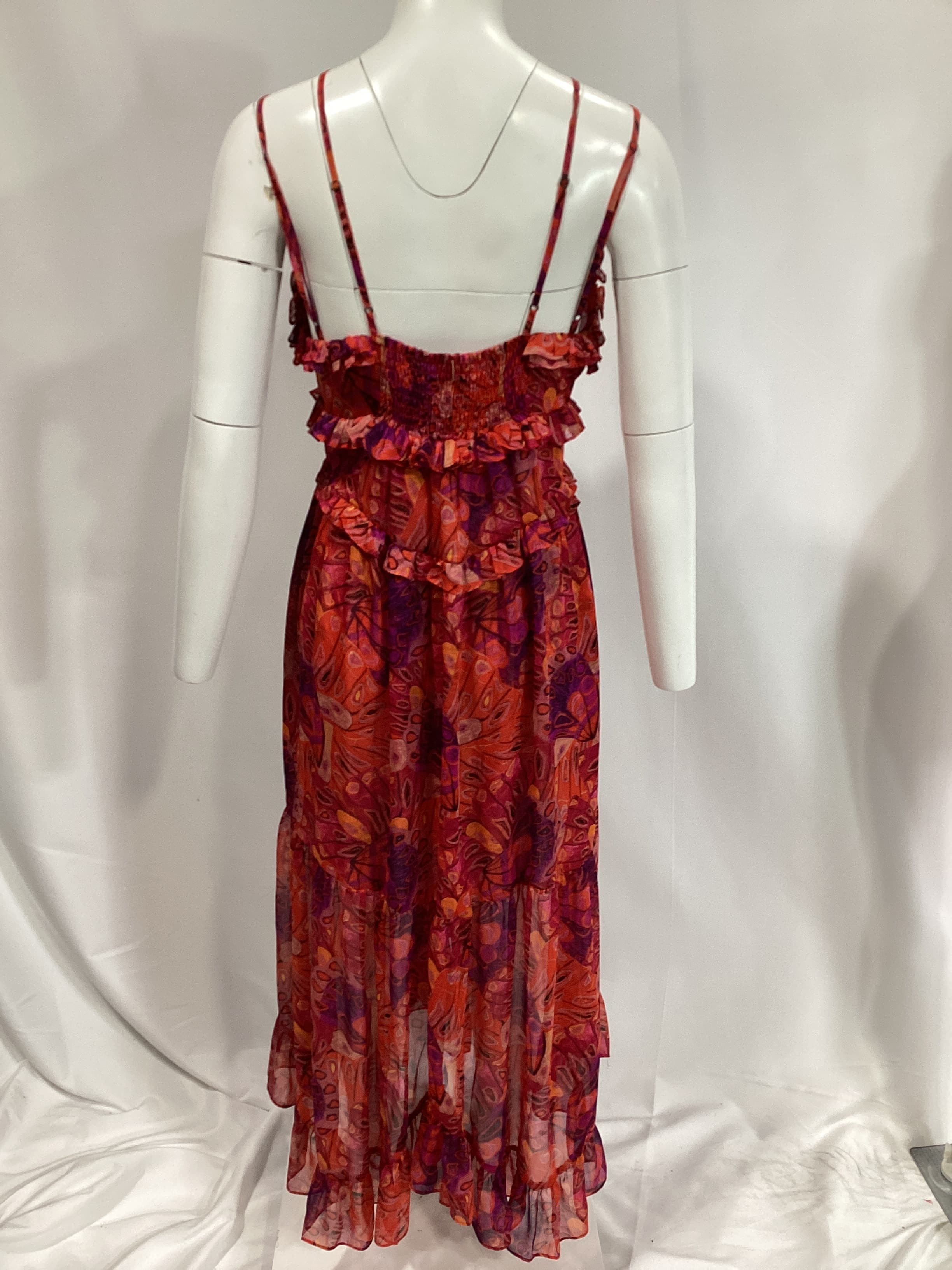 Adrienne Midi Dress In Abstract Butterfly - Image 3