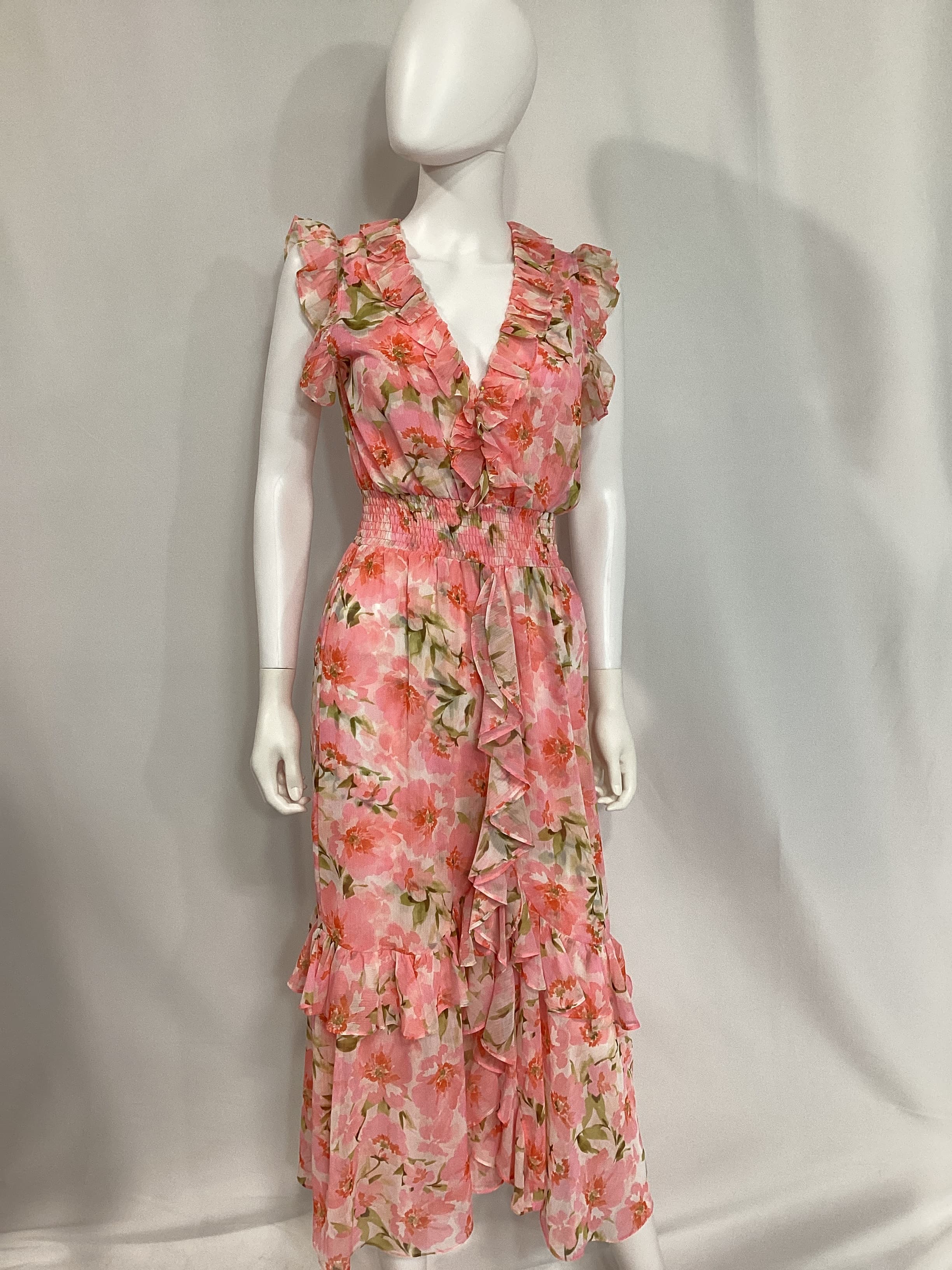 Kidada Dress In Blushing Flora - Image 2