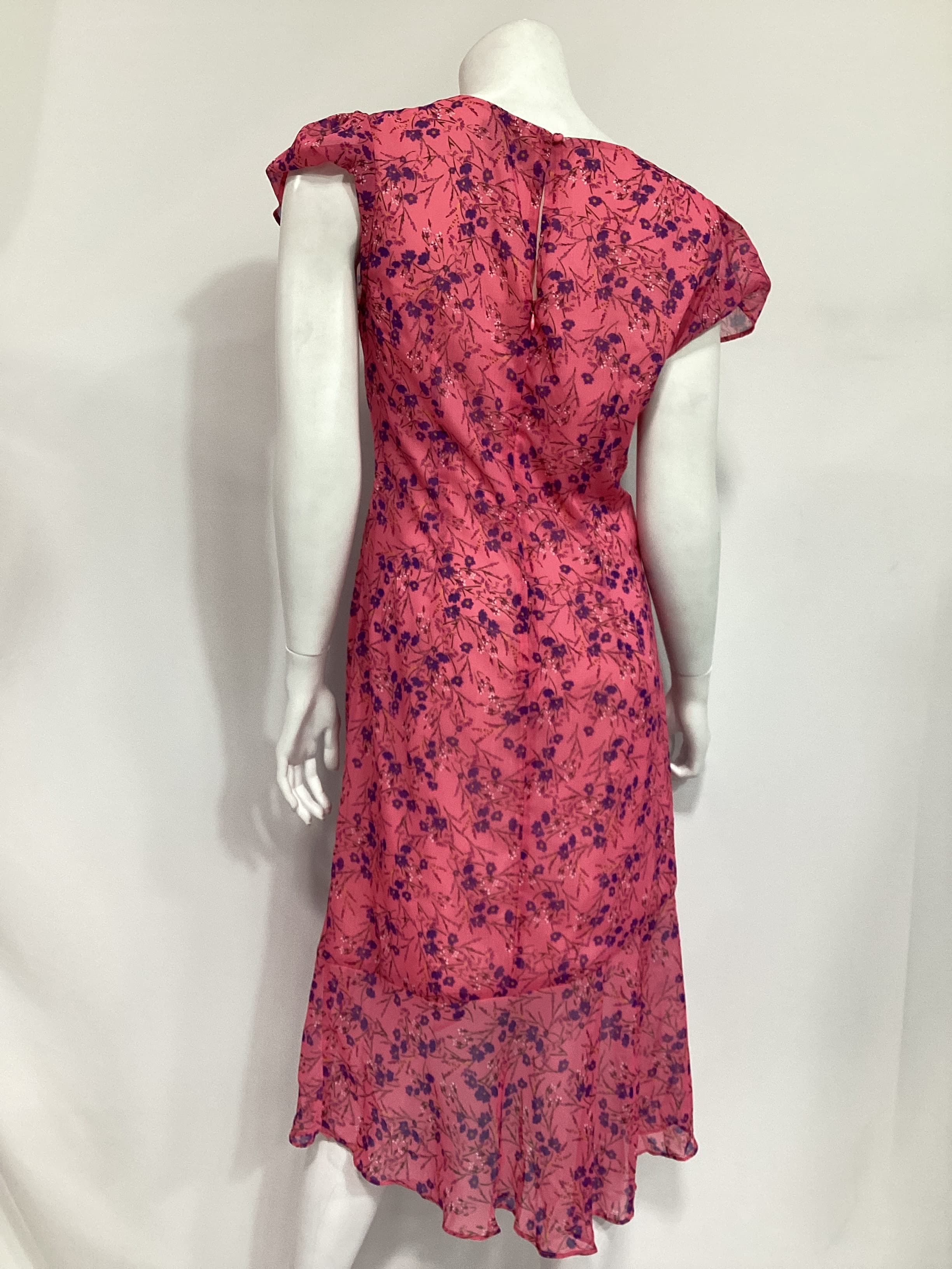 Elaine Midi Dress In Pink Baybreeze - Image 4
