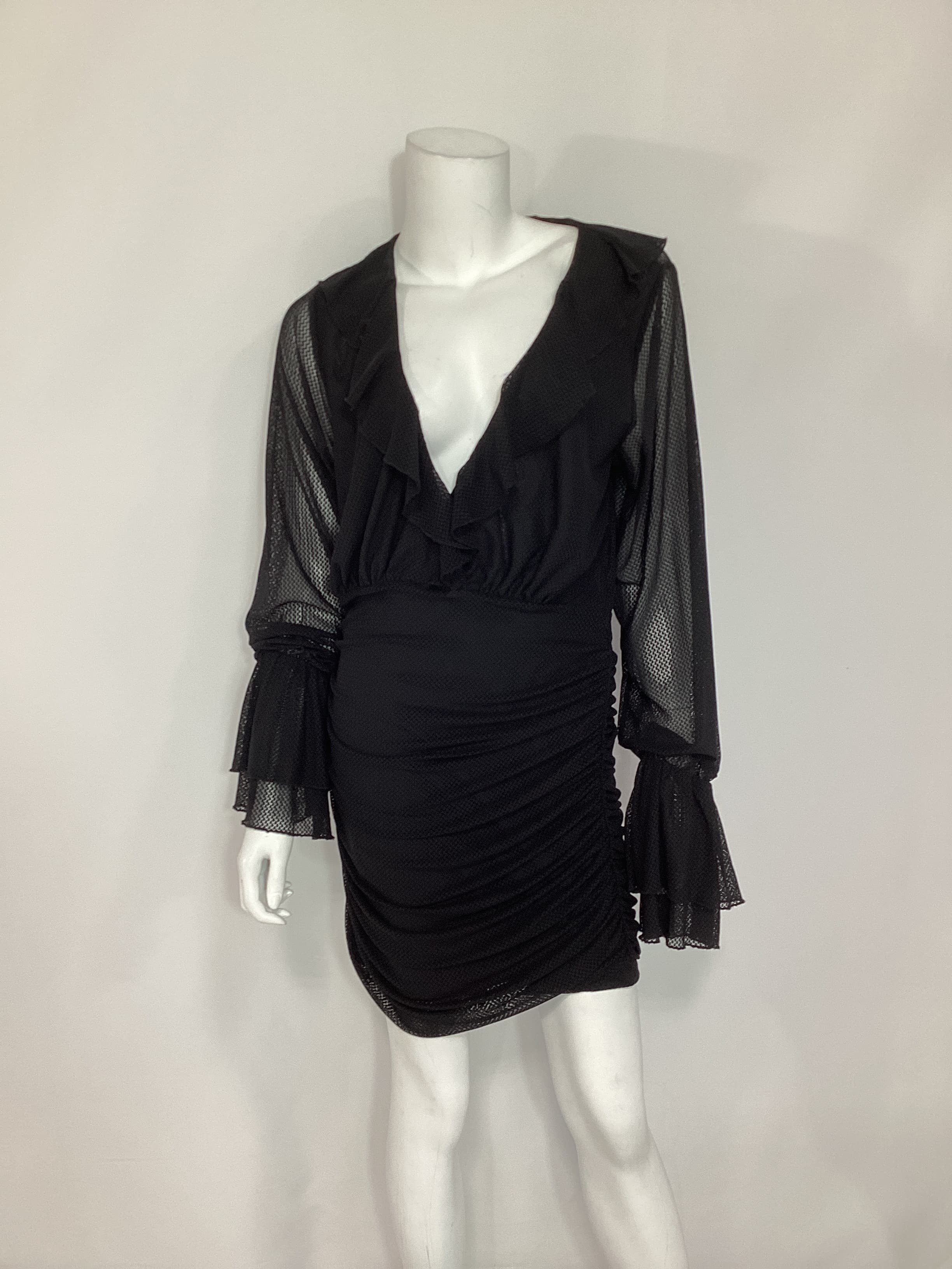 Michael Costello X Revolve Mavis Mini Dress In Black - Image 3