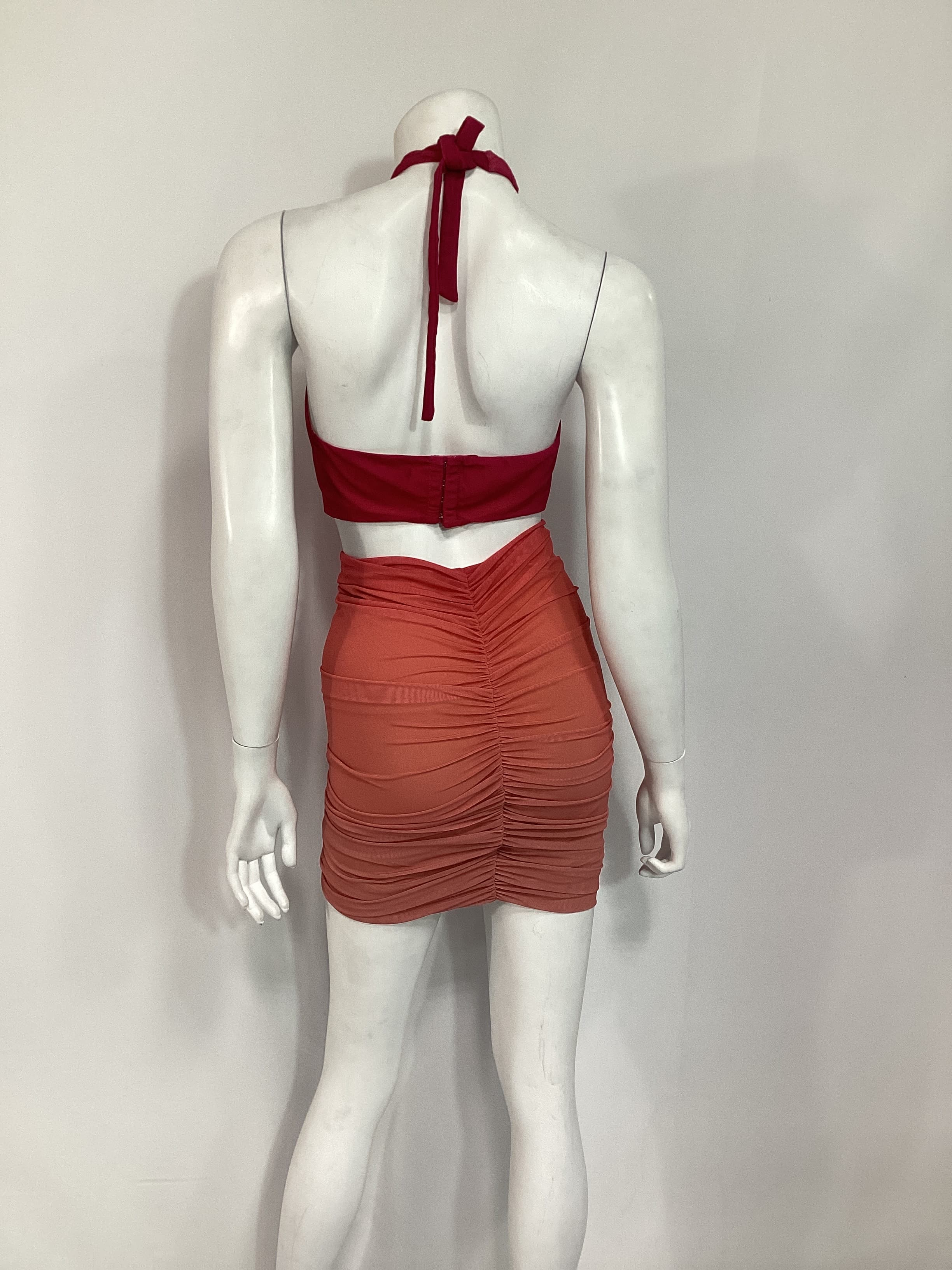 Michael Costello X Revolve Gaia Mini Dress In Pink Ombre - Image 3
