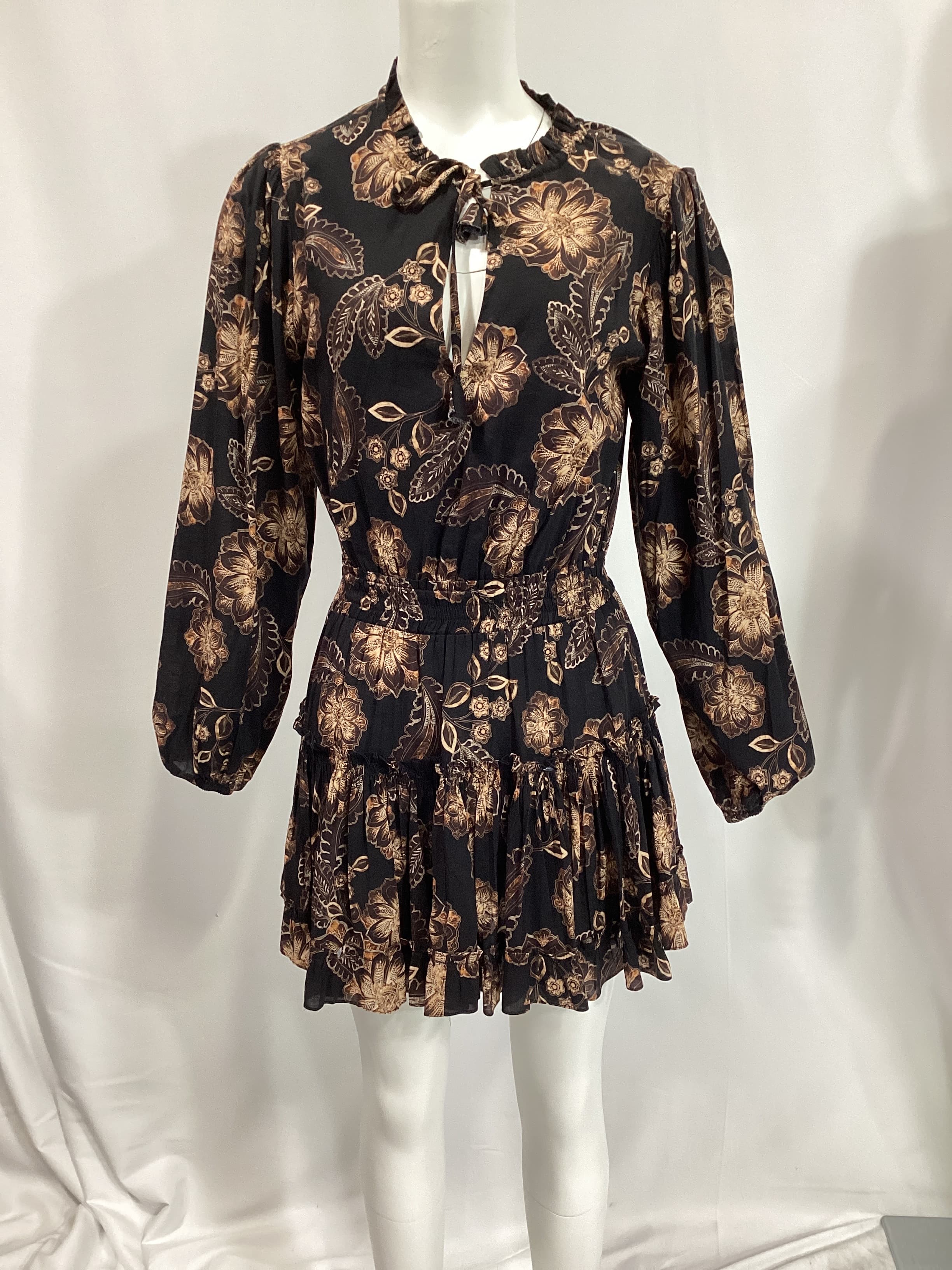 Lorena Dress In Colombe D'or Flora - Image 2