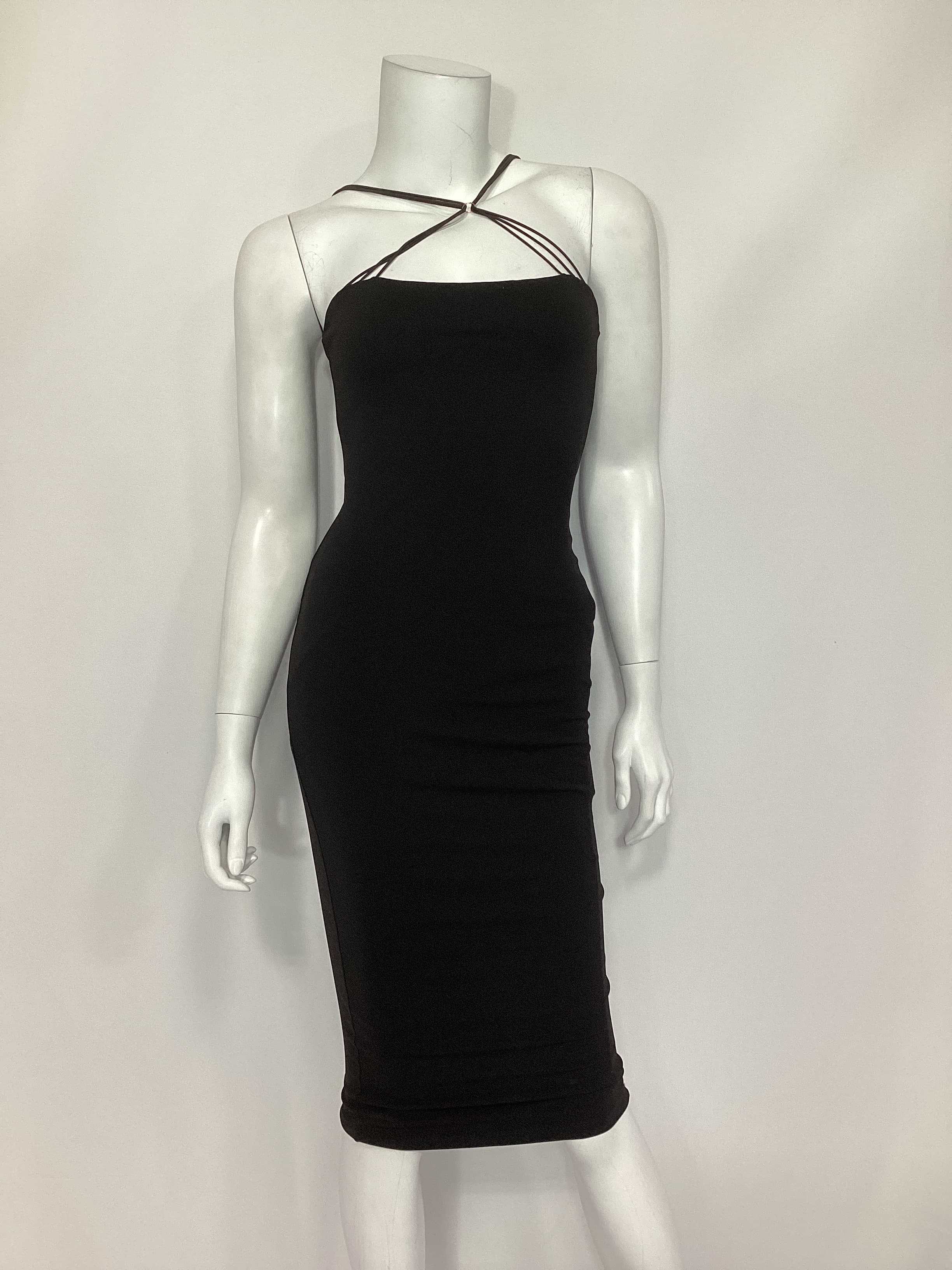 Trinity Two Way Midi Dress In Black - Image 2