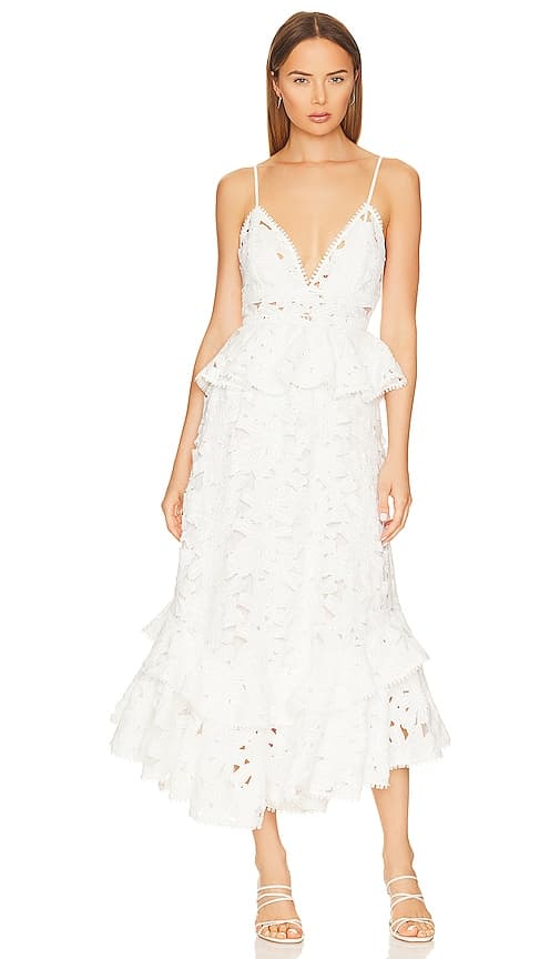 Leiko Maxi Dress In White - Image 1