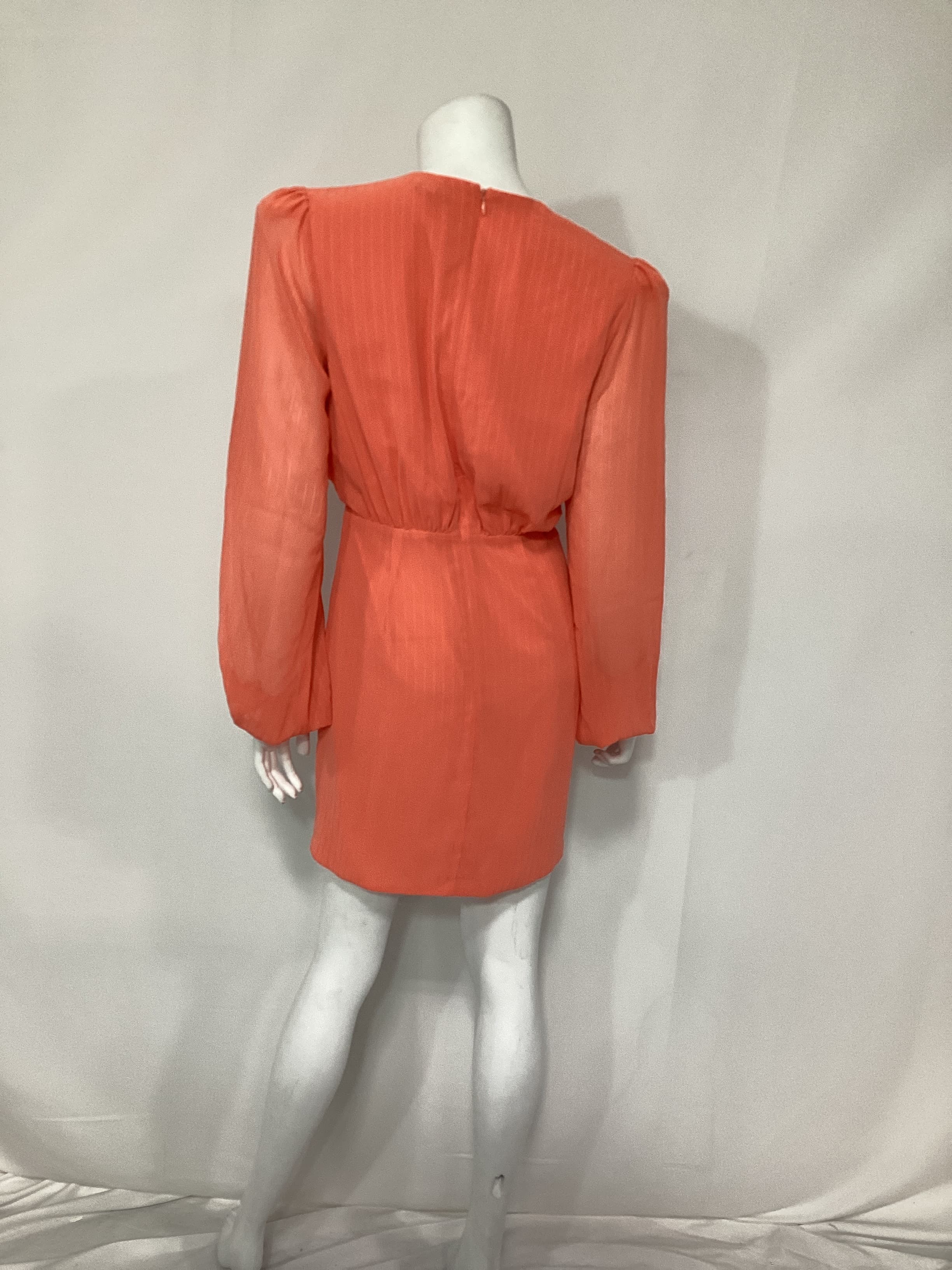 Arijana Mini Dress In Coral - Image 4