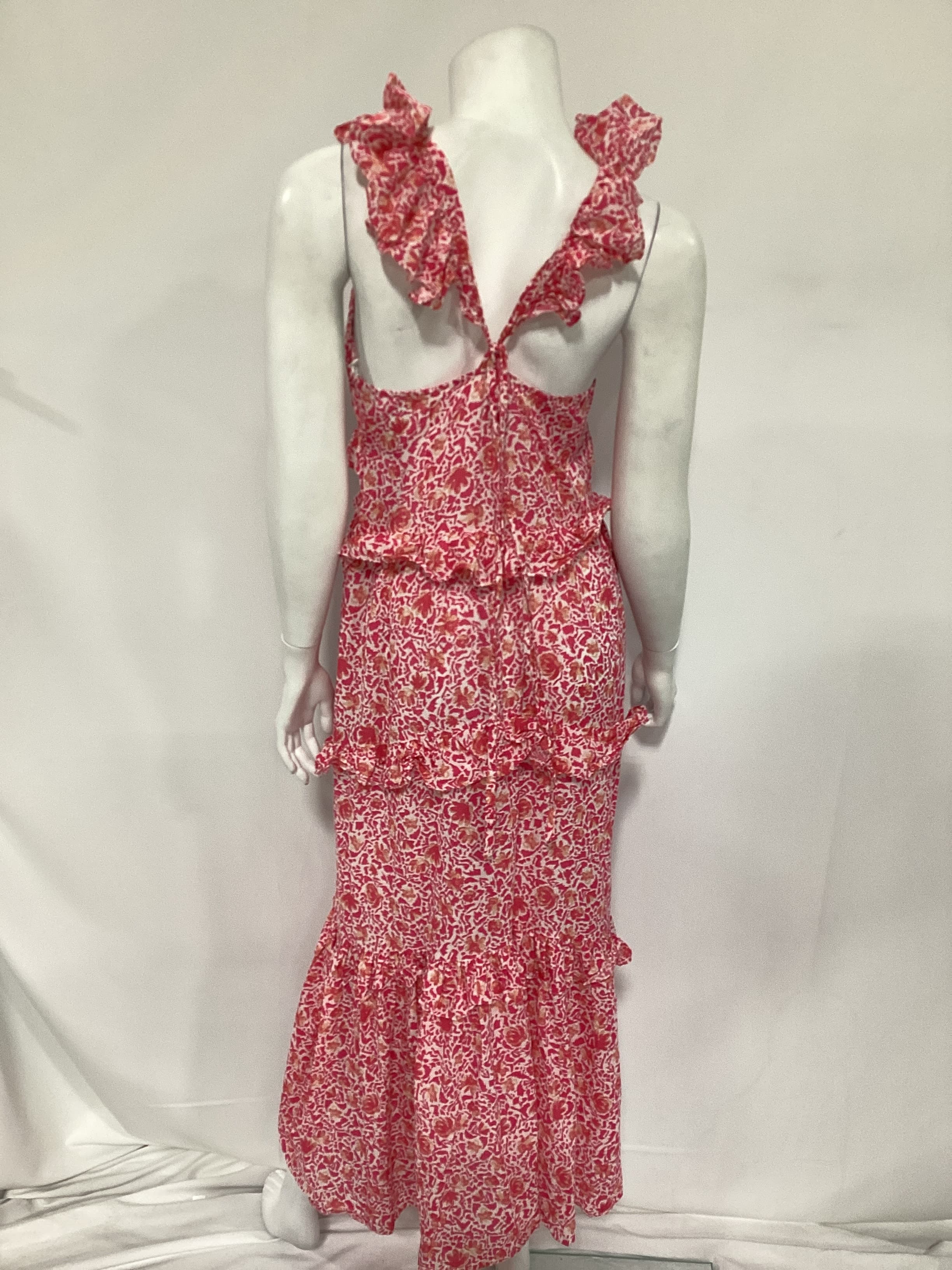 Morrison Dress In Pink Animal Floral - Image 3