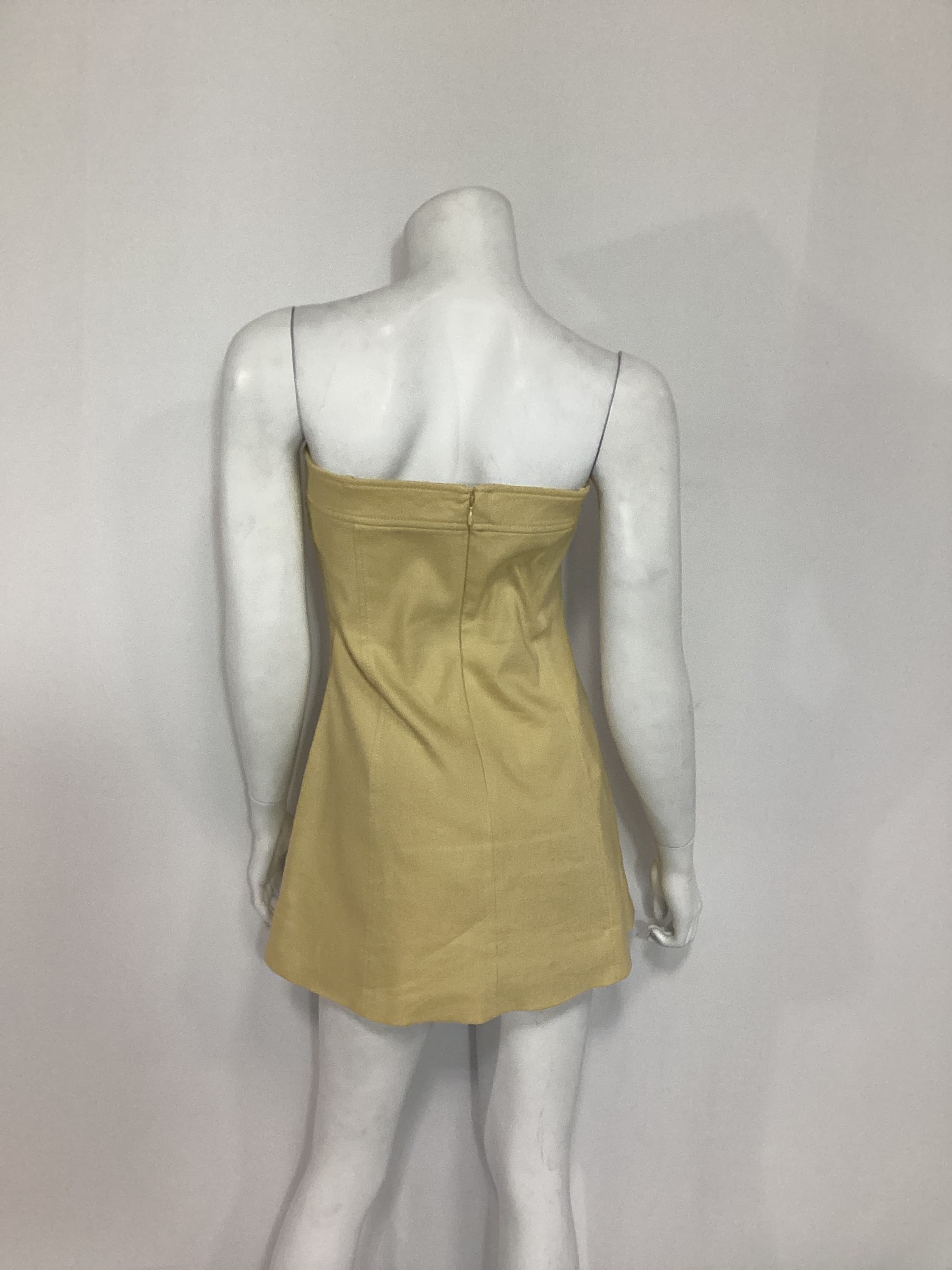 Rina Mini Dress In Wheat - Image 2