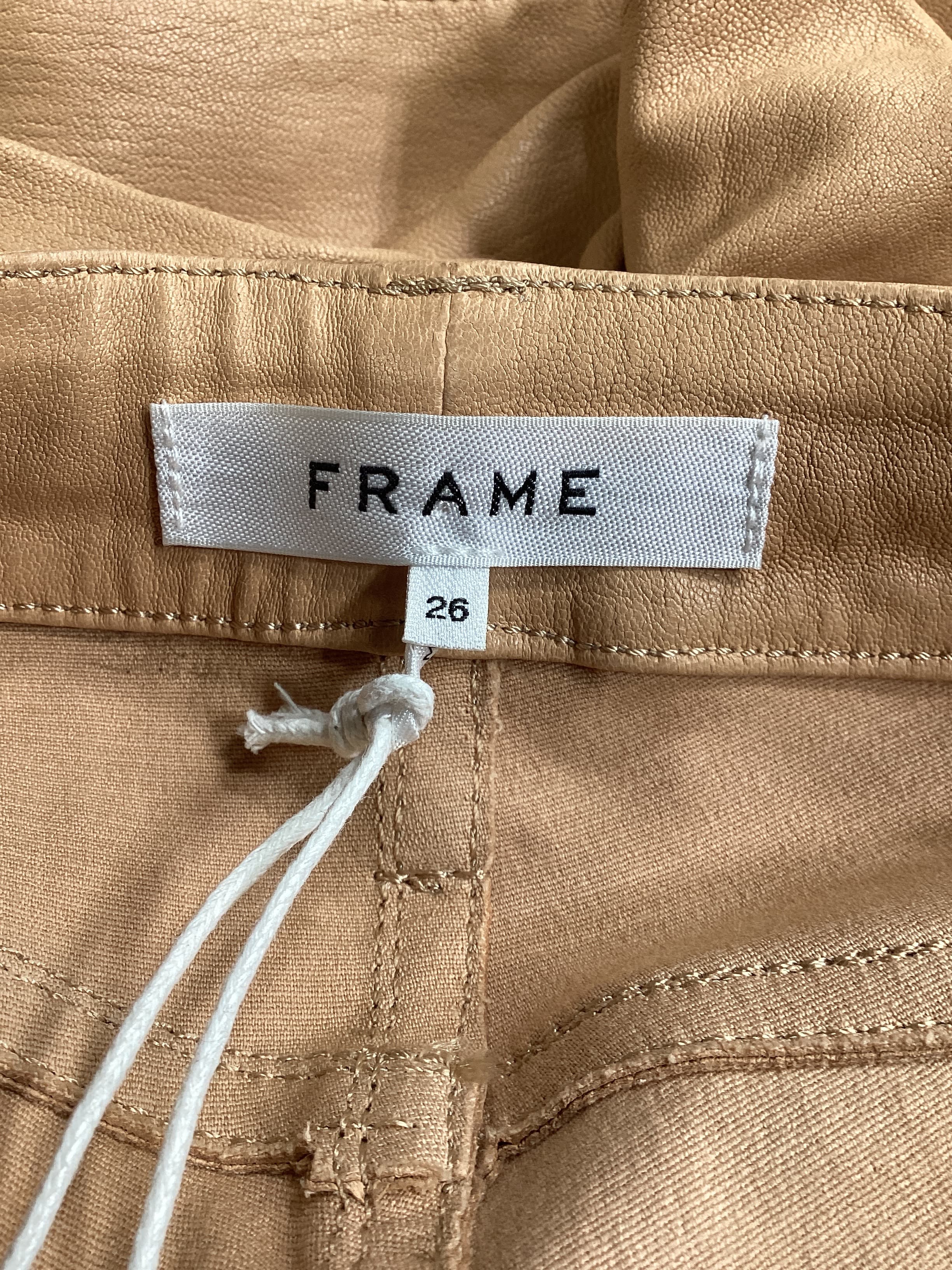 Leather Cropped Bootcut Pants - Image 4