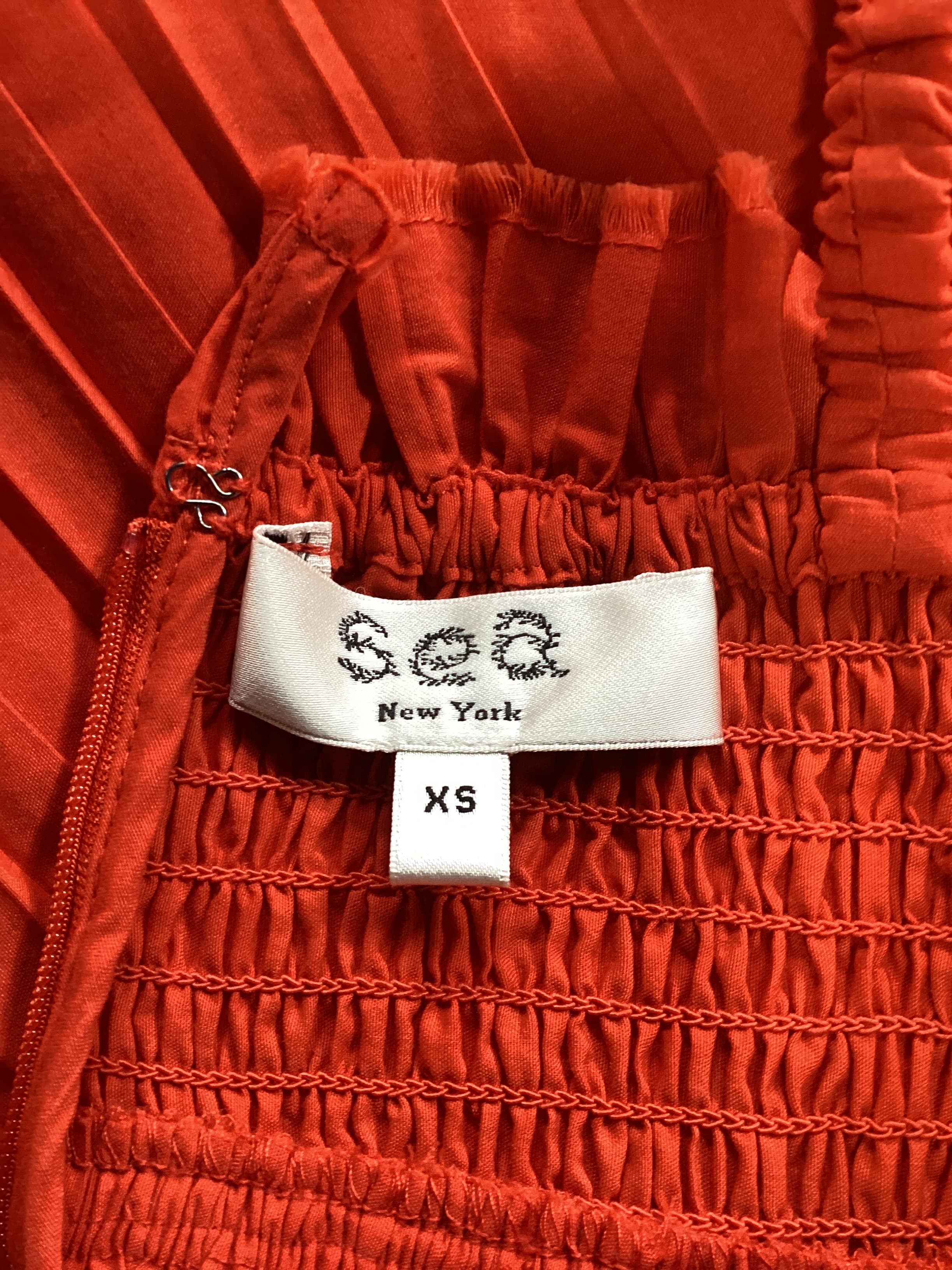 Poppy Greir Pleating Slip Dress - Image 3